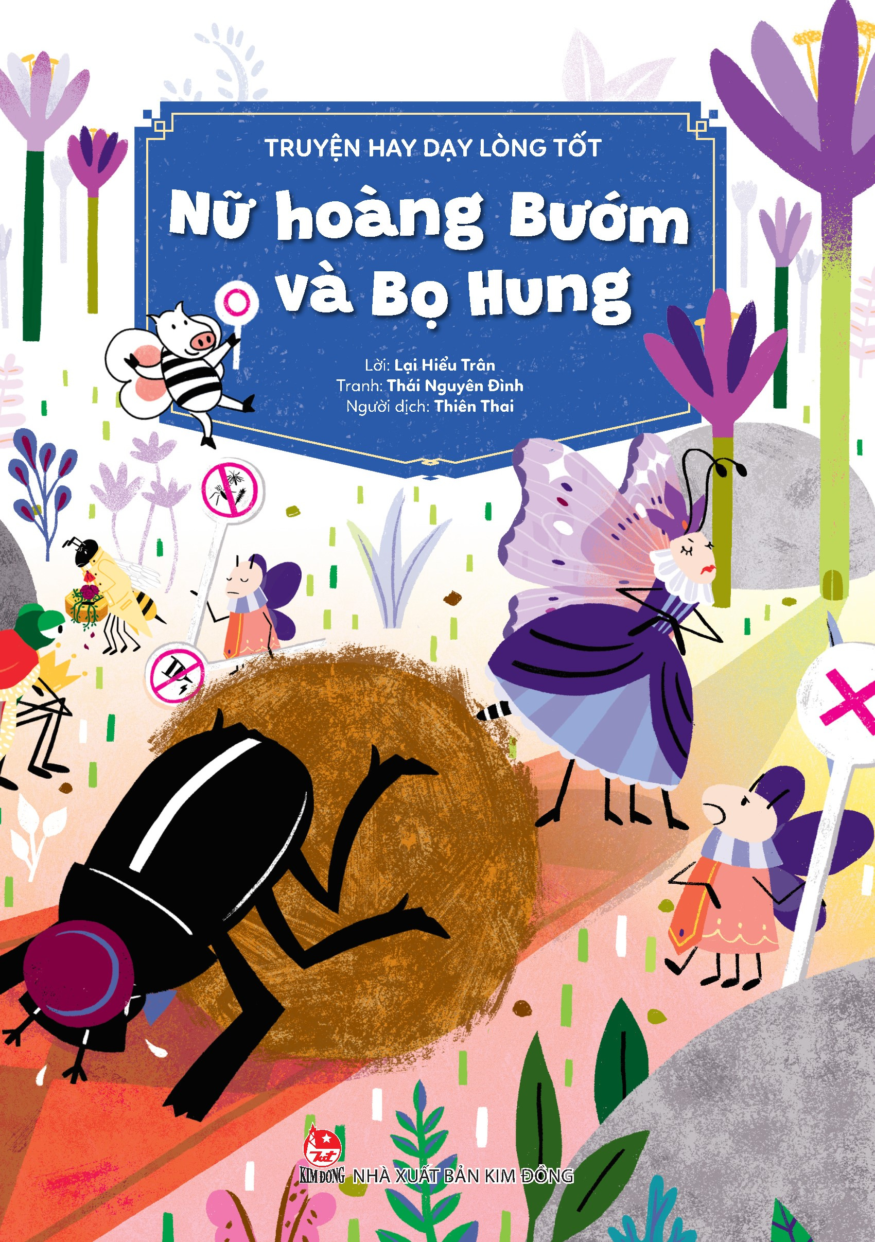 truyện hay dạy lòng tốt - nữ hoàng bướm và bọ hung