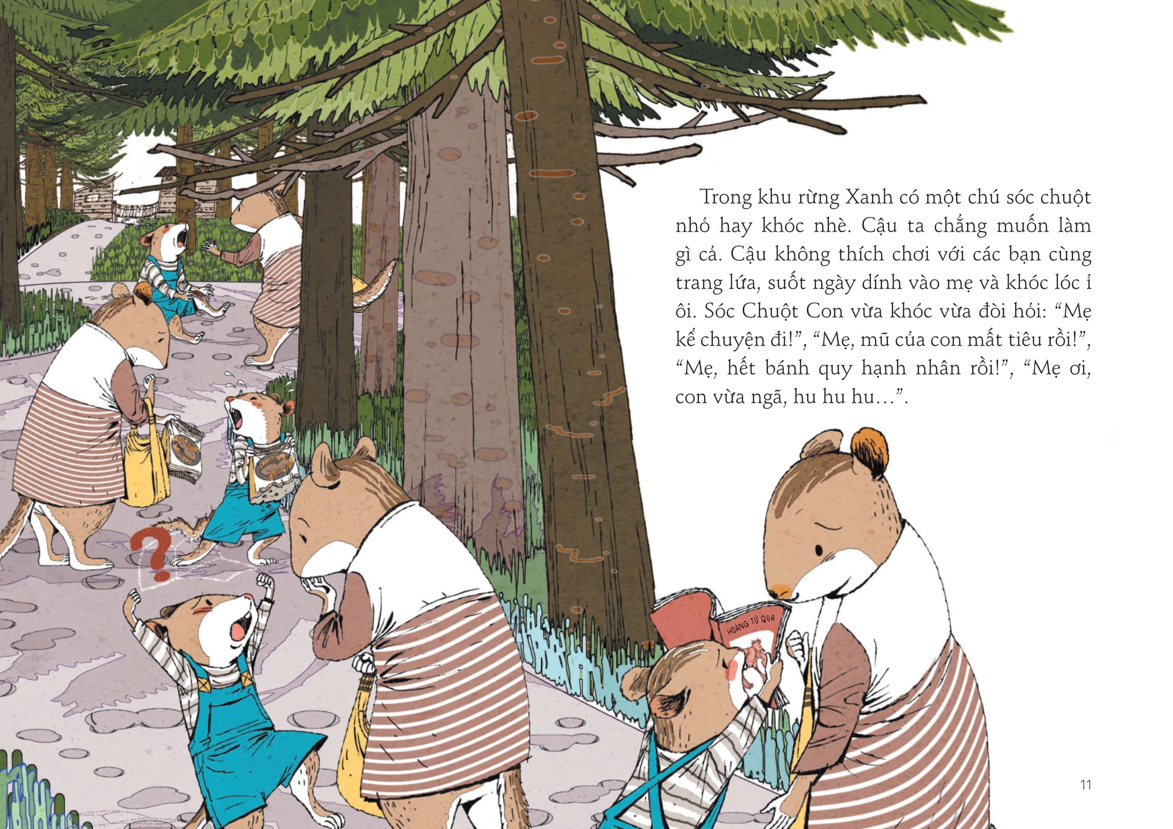 truyện hay dạy lòng tốt - sóc chuột hay khóc nhè