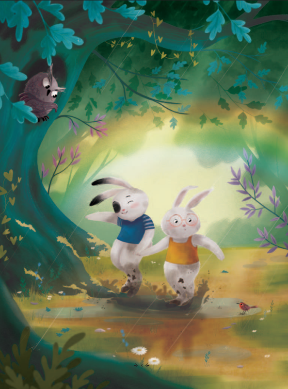 truyện hay giúp trẻ thông thái - chị em thỏ thích tự do
