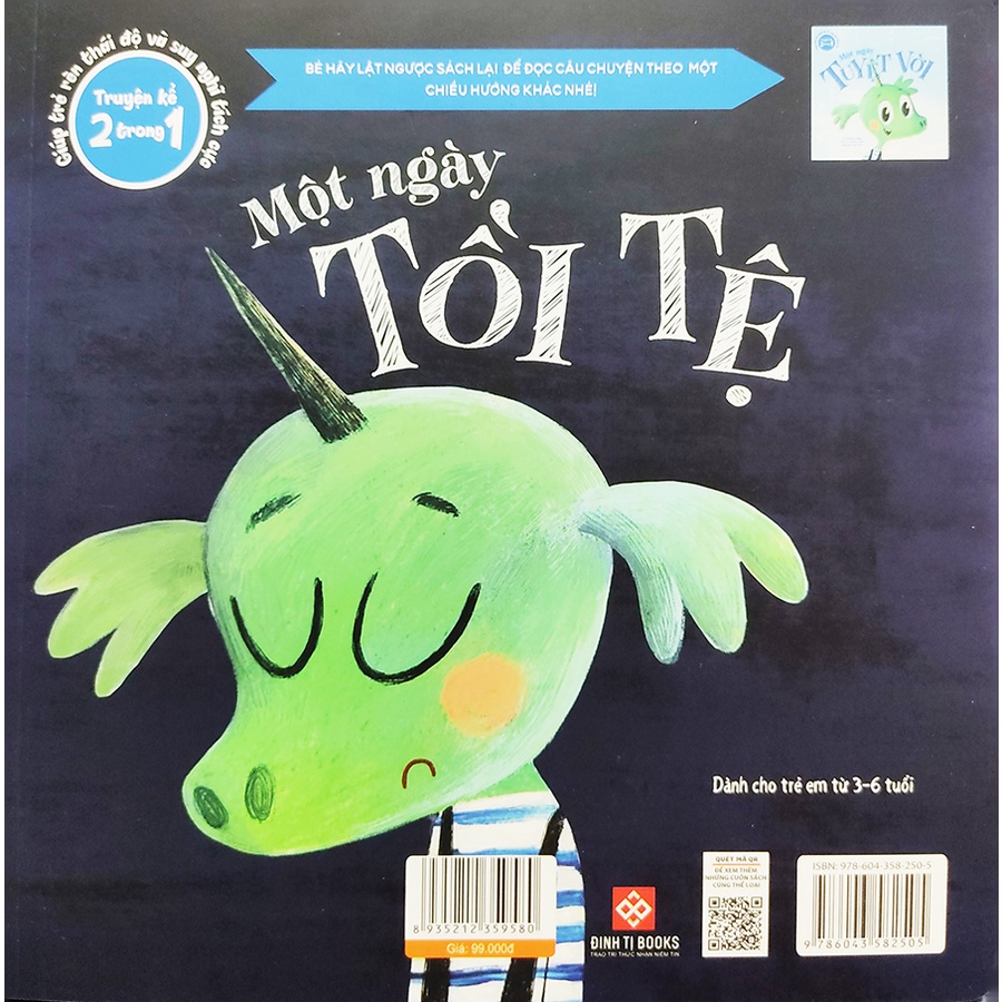 truyện kể 2 trong 1 - giúp trẻ rèn thái độ và suy nghĩ tích cực - một ngày tuyệt vời - một ngày tồi tệ