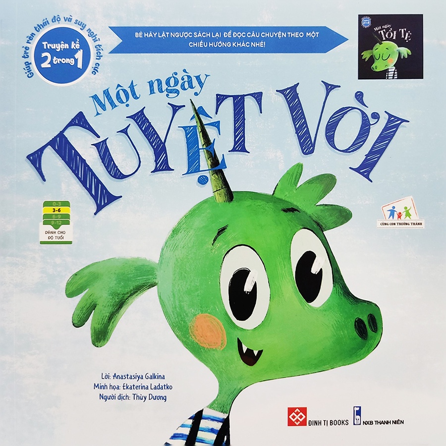 truyện kể 2 trong 1 - giúp trẻ rèn thái độ và suy nghĩ tích cực - một ngày tuyệt vời - một ngày tồi tệ