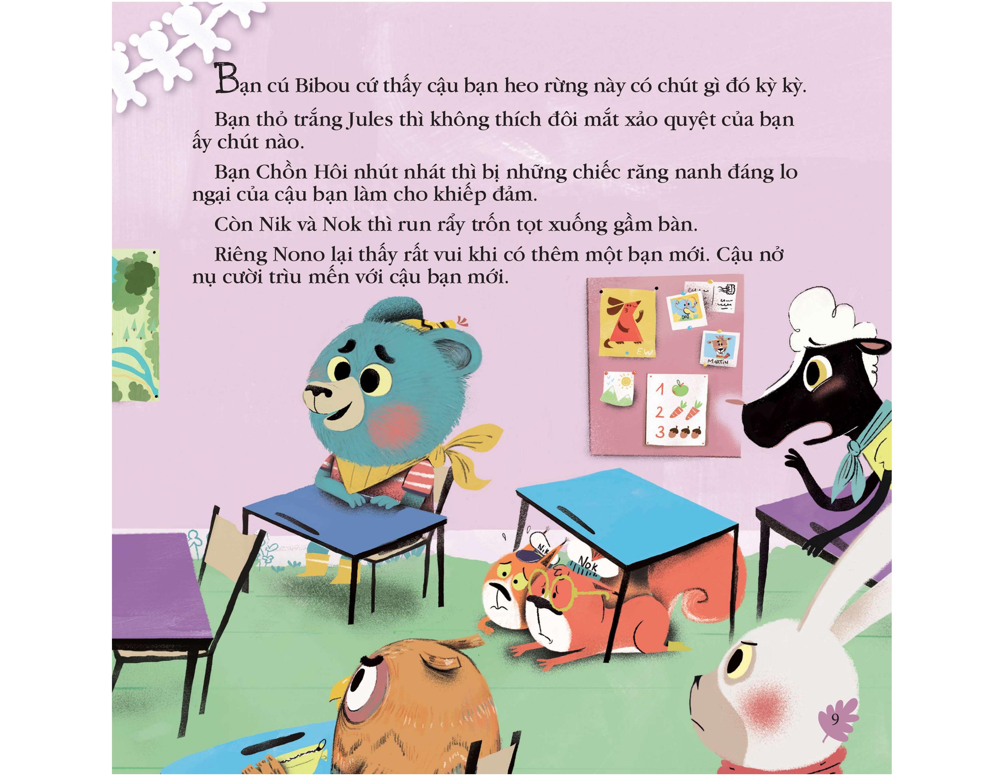 truyện kể bốn mùa - bạn mới đến trường - con học cách kết bạn