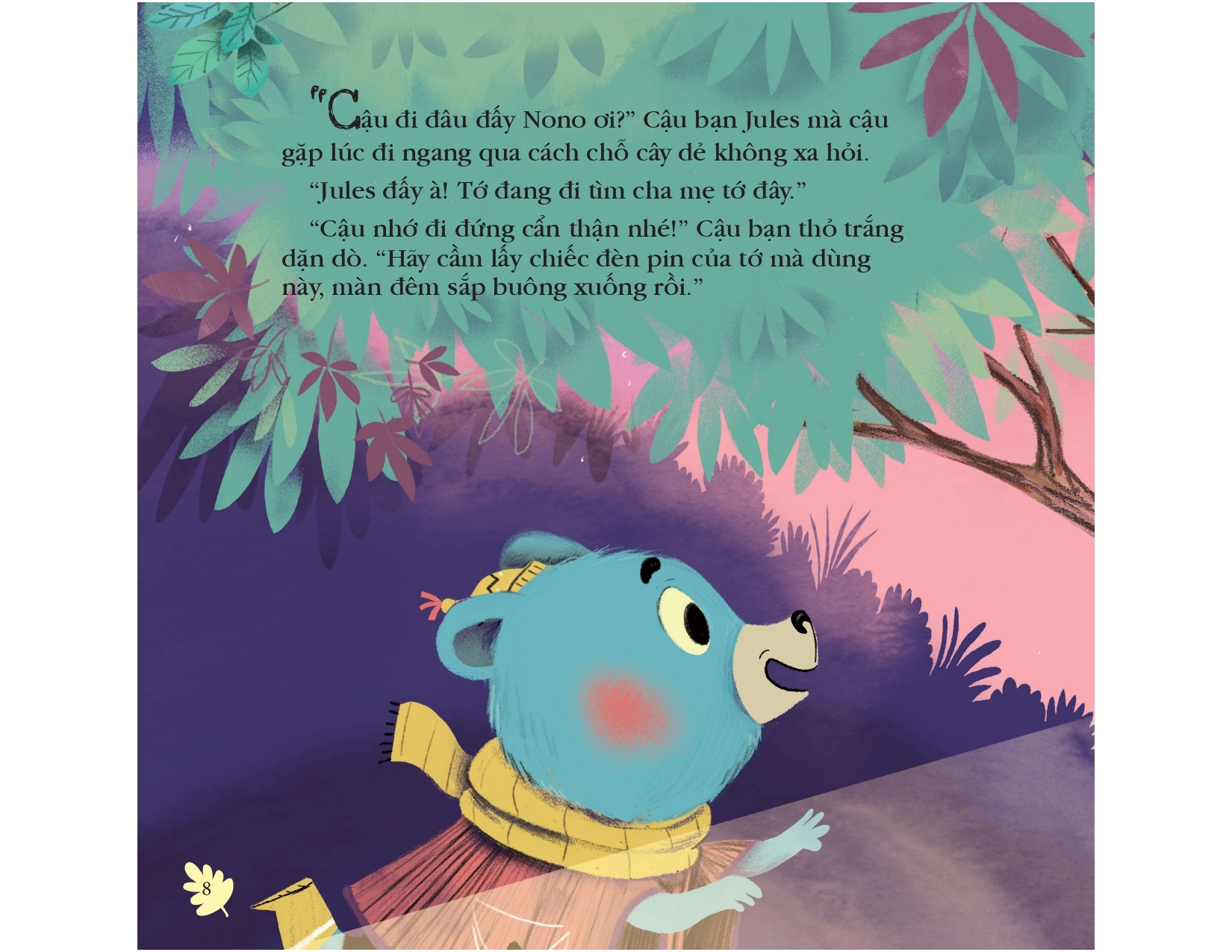 truyện kể bốn mùa - chỉ sợ một chút thôi - giúp con biết ứng phó khi gặp nguy hiểm