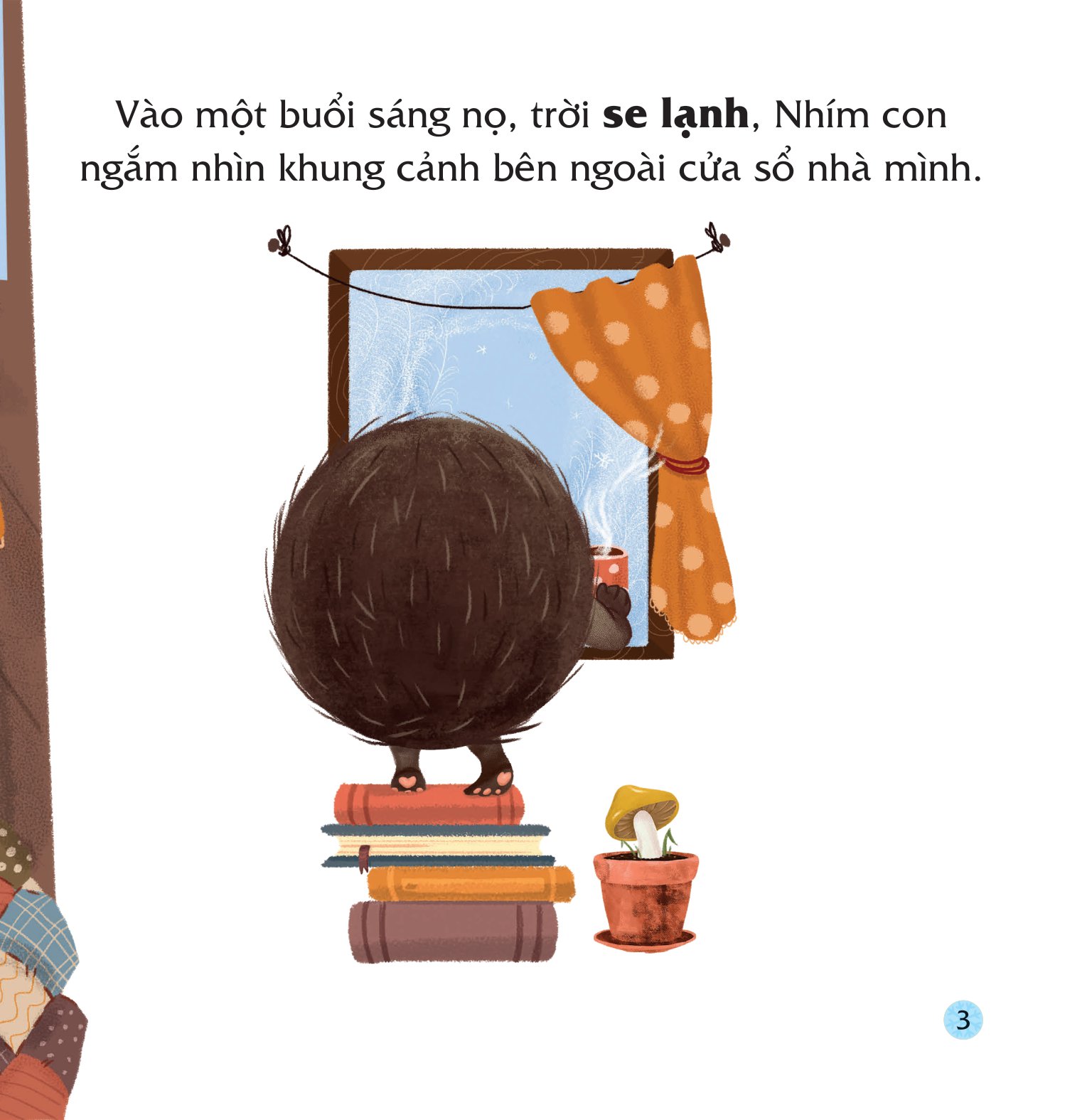 truyện kể bốn mùa - nhím con ham học hỏi - bí mật của mùa đông