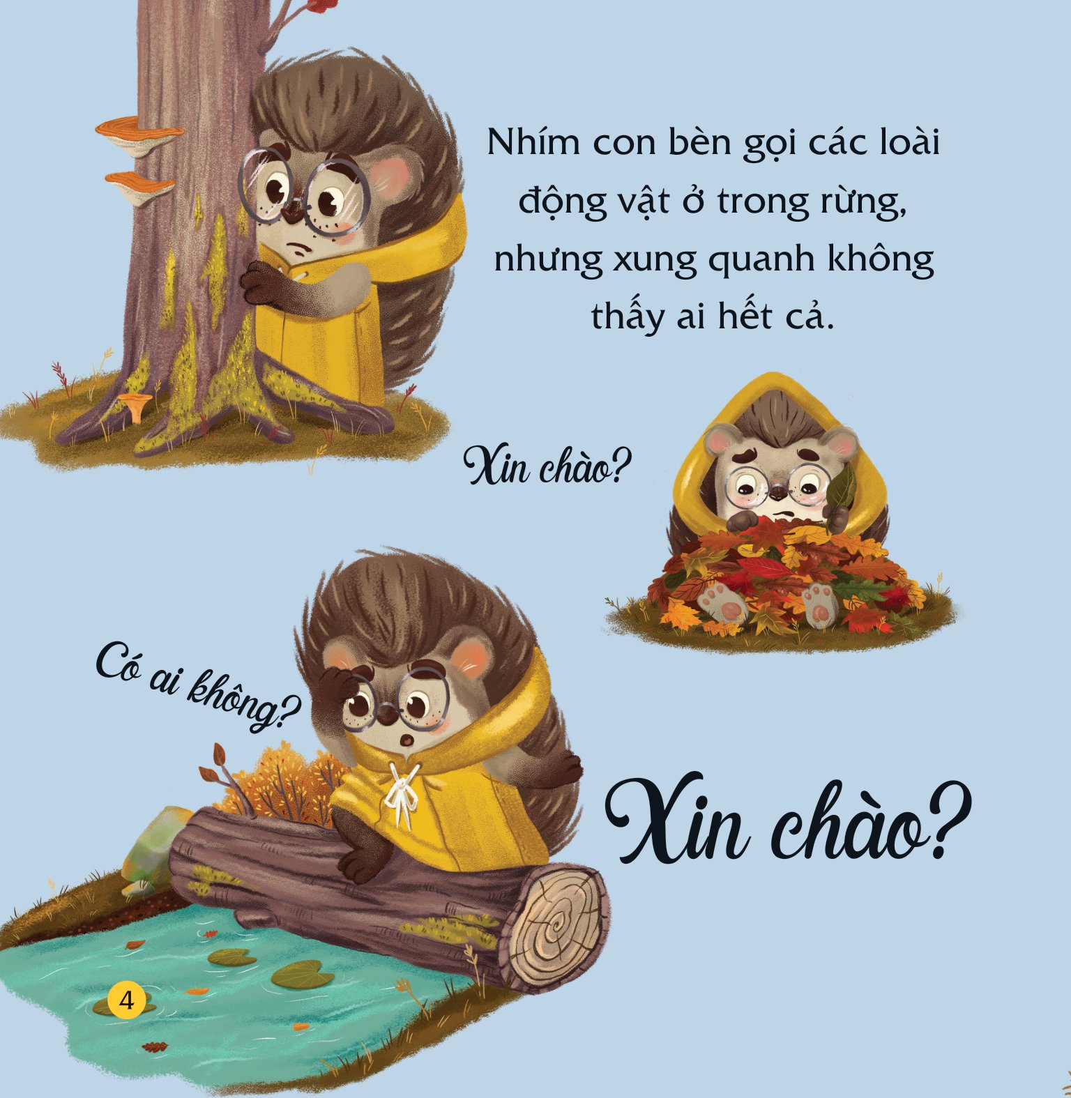 truyện kể bốn mùa - nhím con ham học hỏi - điều kỳ diệu của mùa thu