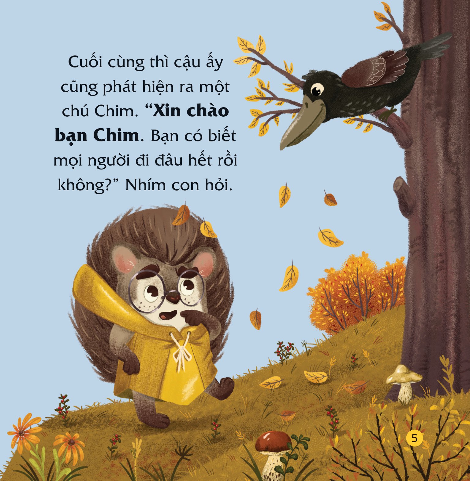 truyện kể bốn mùa - nhím con ham học hỏi - điều kỳ diệu của mùa thu