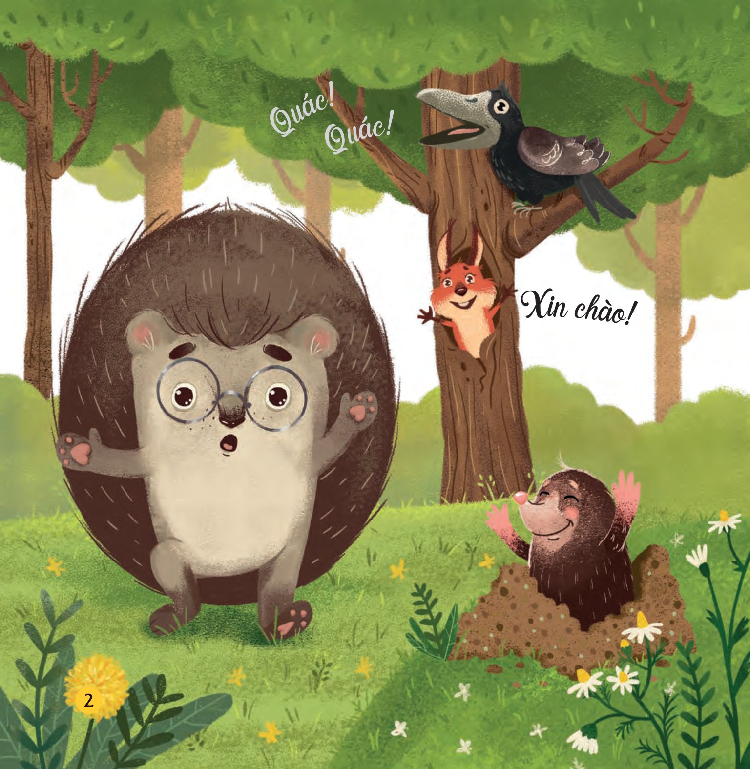 truyện kể bốn mùa - nhím con ham học hỏi - món quà của mùa hè