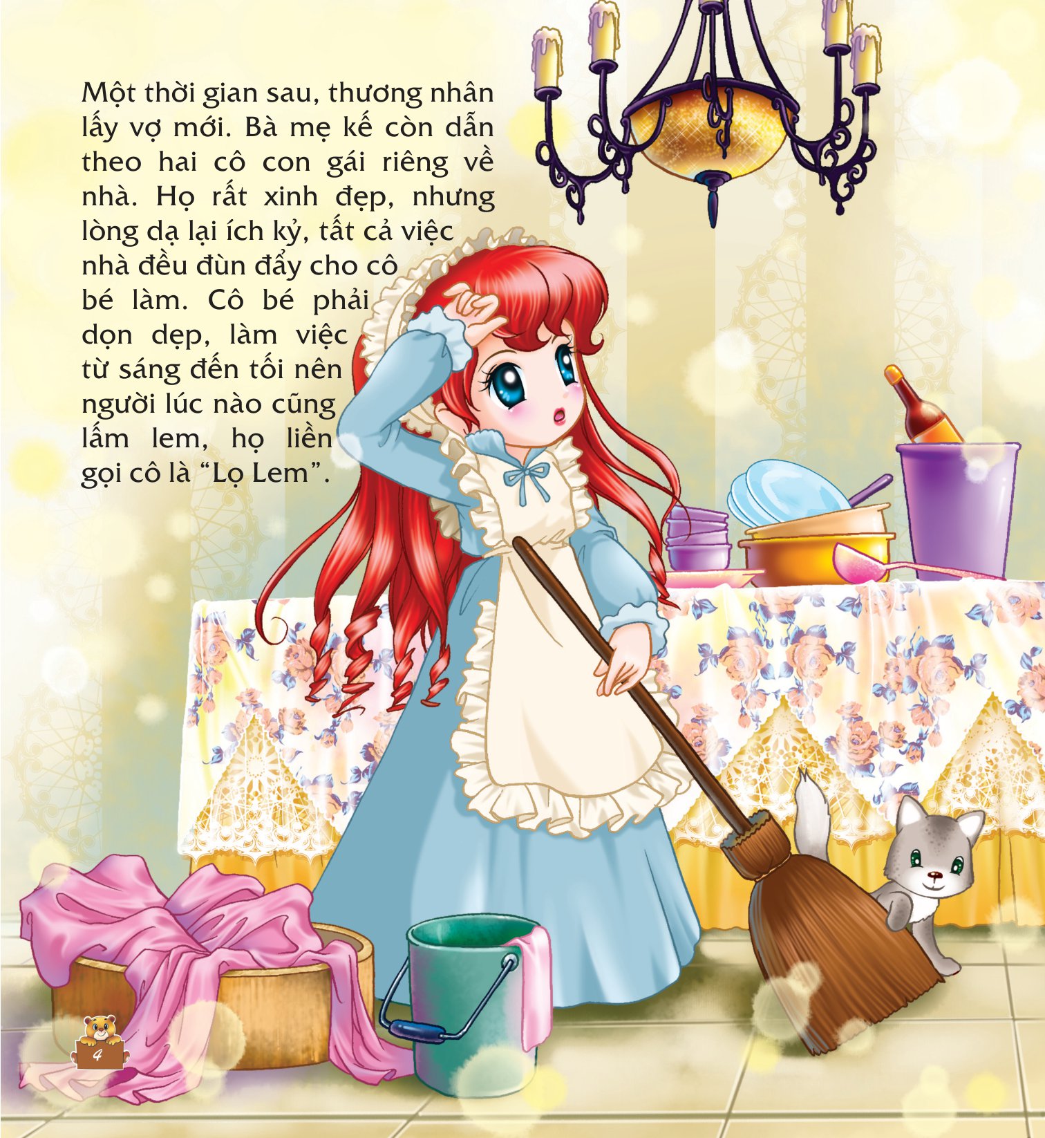 truyện kể cho bé trước giờ đi ngủ - ngày xửa ngày xưa: cô bé lọ lem