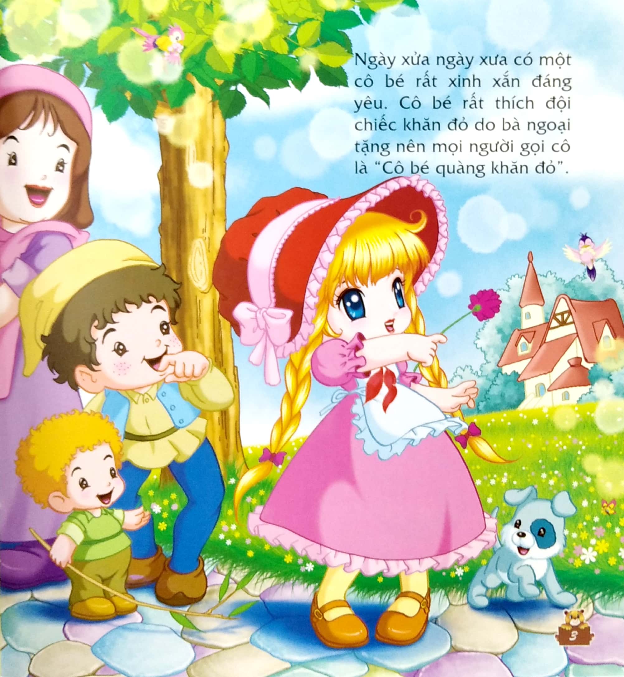 truyện kể cho bé trước giờ đi ngủ - ngày xửa ngày xưa: cô bé quàng khăn đỏ
