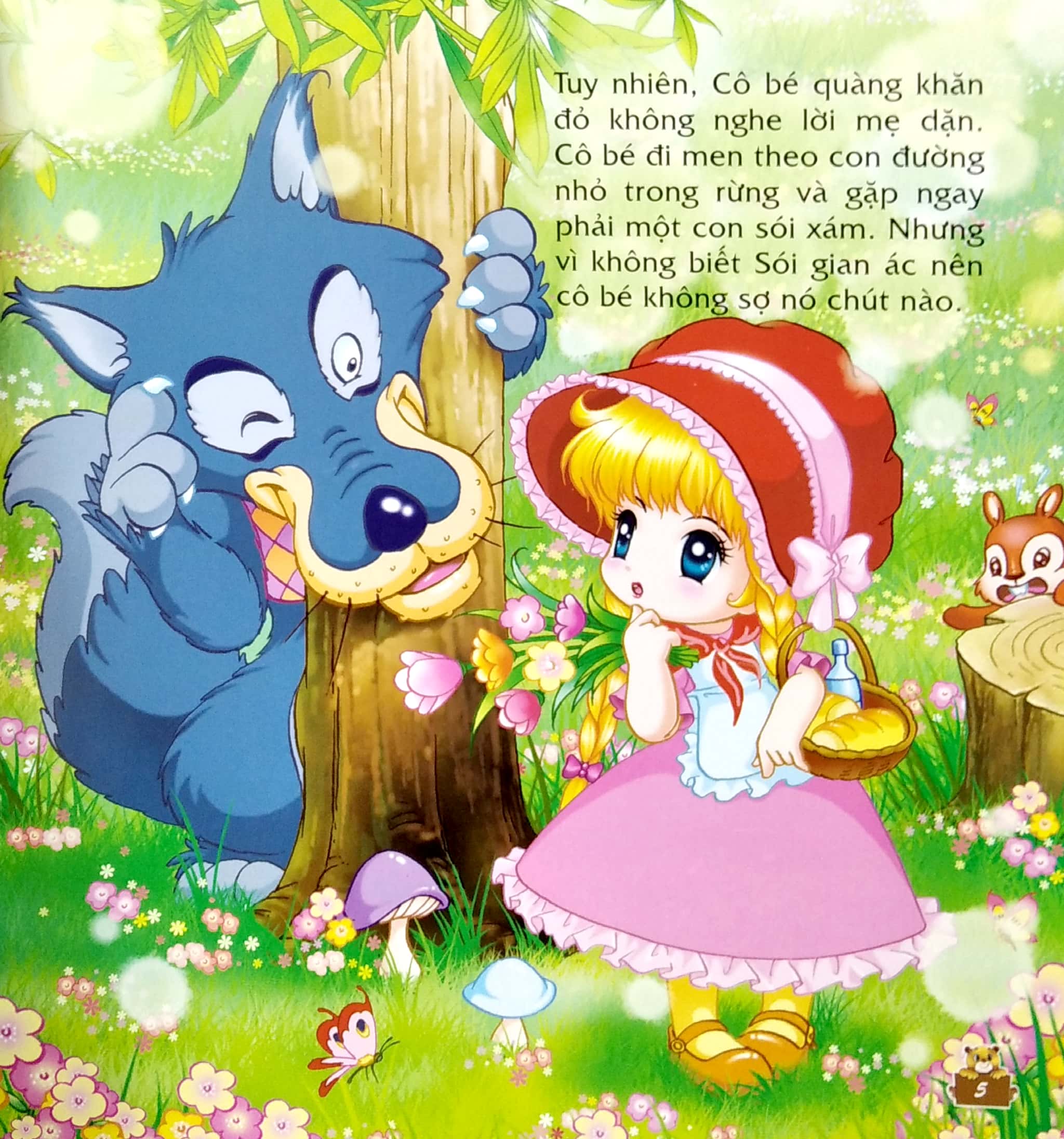 truyện kể cho bé trước giờ đi ngủ - ngày xửa ngày xưa: cô bé quàng khăn đỏ