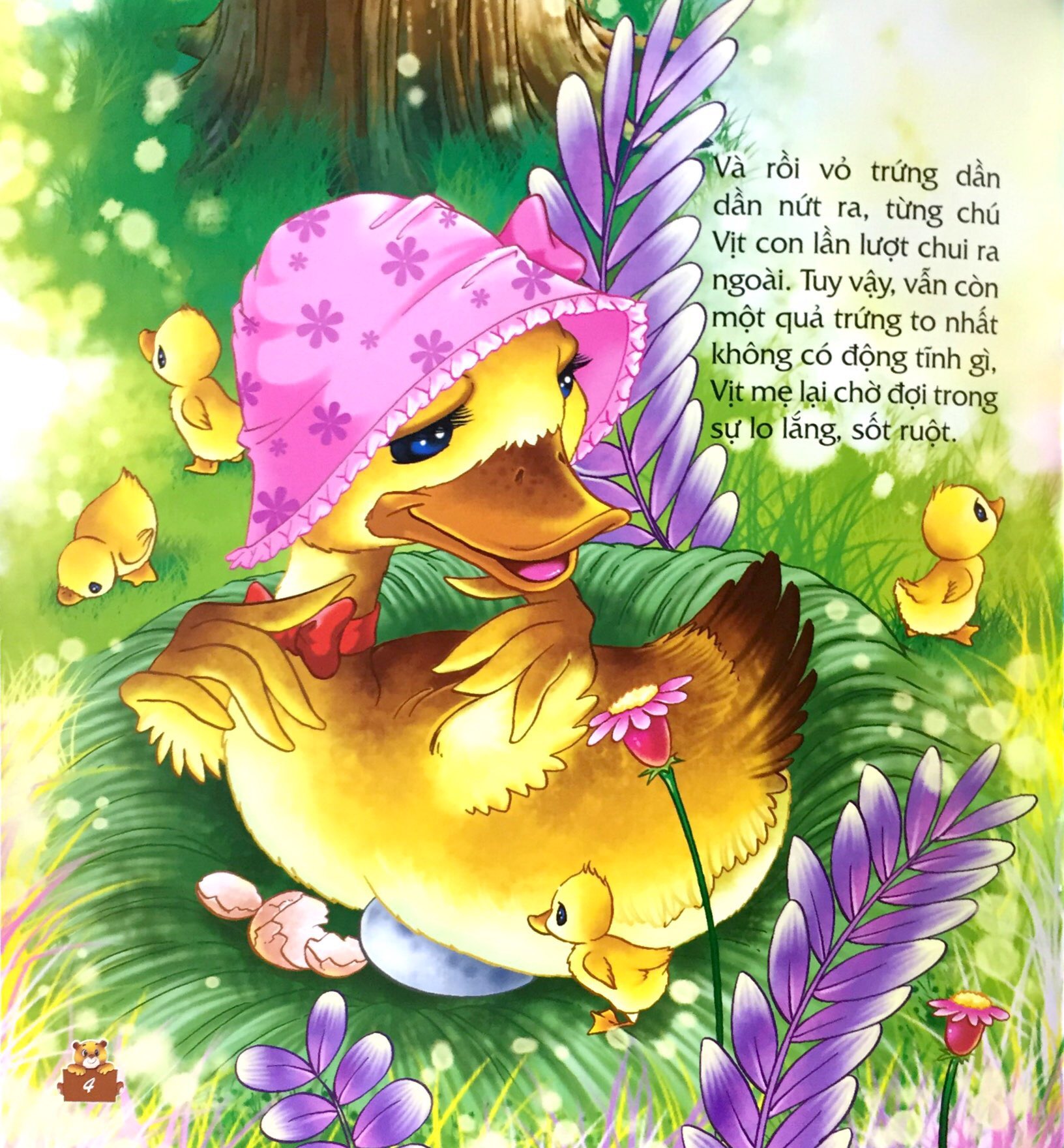 truyện kể cho bé trước giờ đi ngủ - ngày xửa ngày xưa - vịt con xấu xí