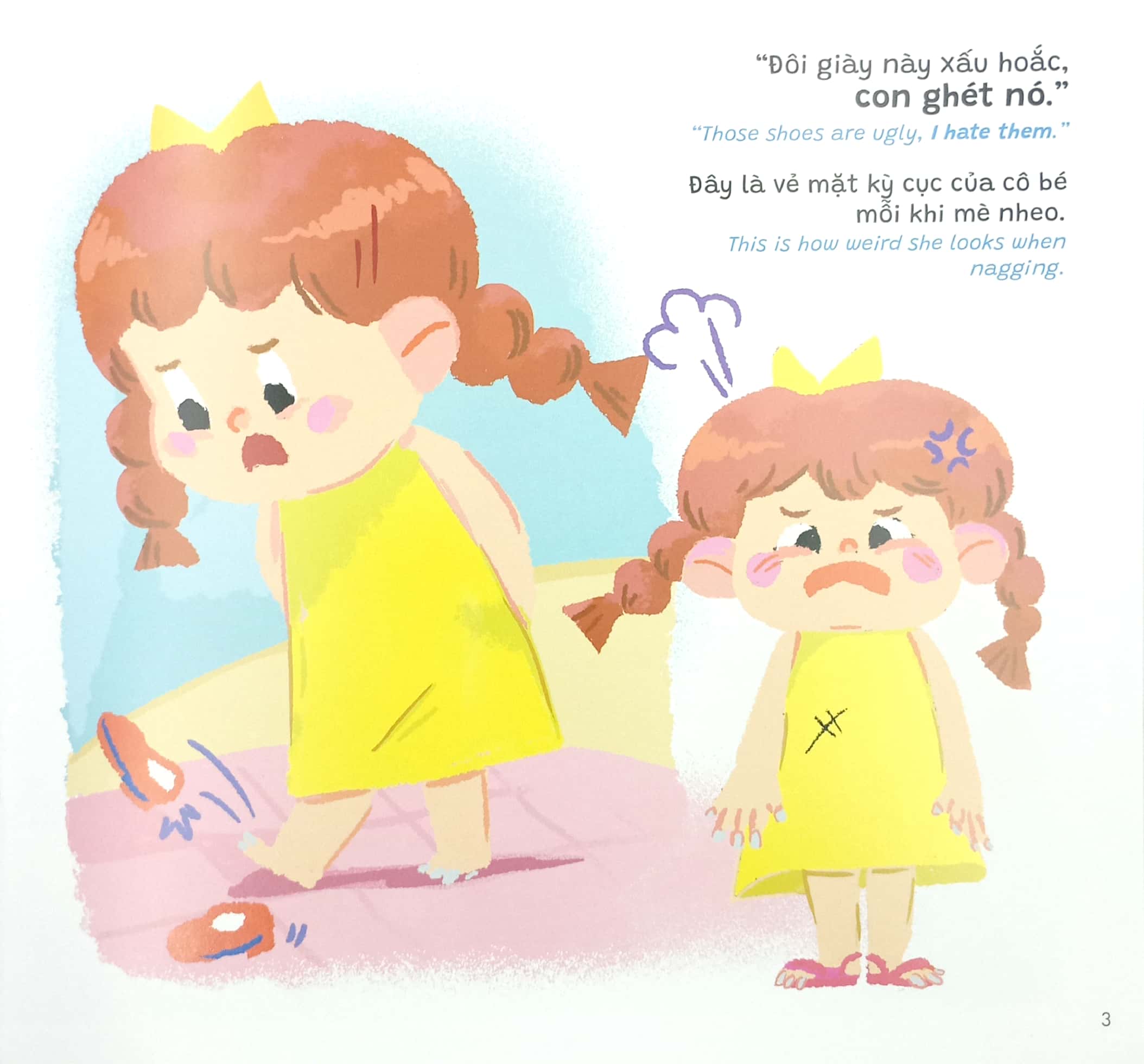 truyện kể cho miu hiểu chuyện - con ghét cắt móng chân, móng tay (song ngữ việt-anh)