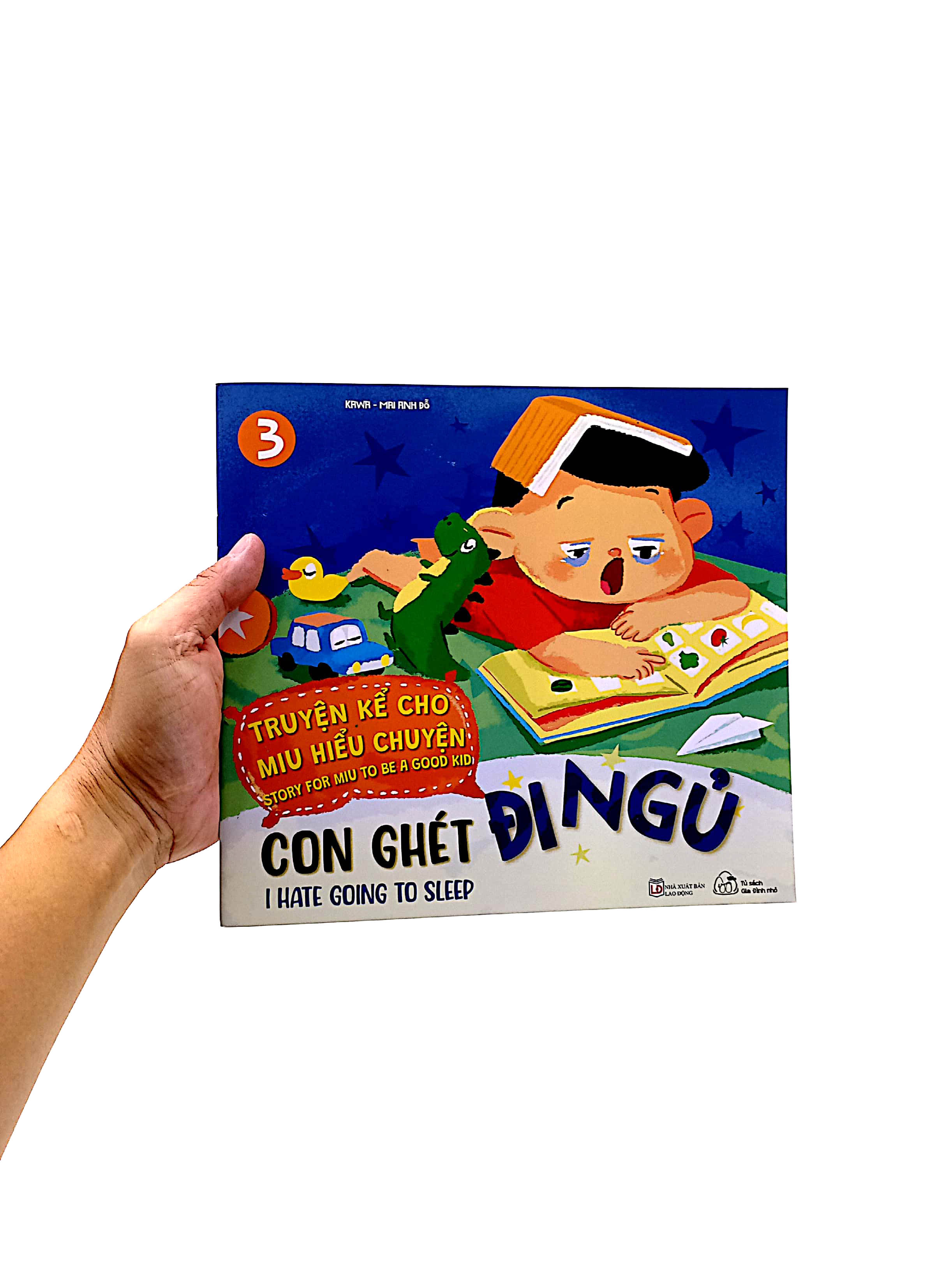 truyện kể cho miu hiểu chuyện - con ghét đi ngủ (song ngữ việt-anh)