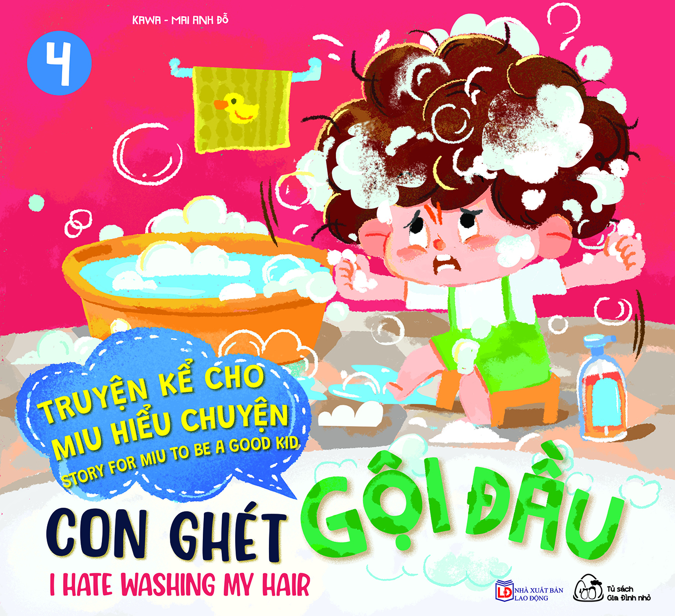 truyện kể cho miu hiểu chuyện - con ghét gội đầu (song ngữ việt-anh)