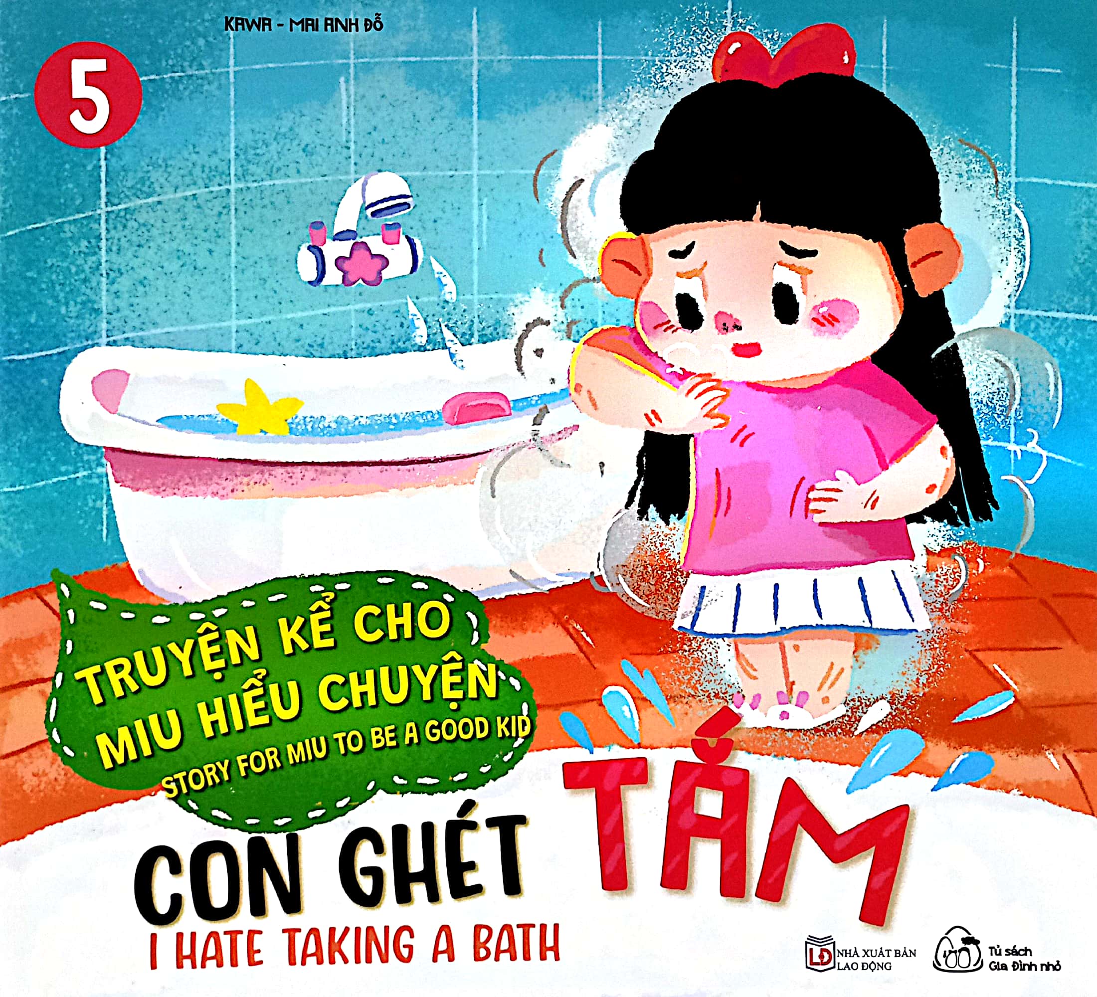 truyện kể cho miu hiểu chuyện - con ghét tắm (song ngữ việt-anh)
