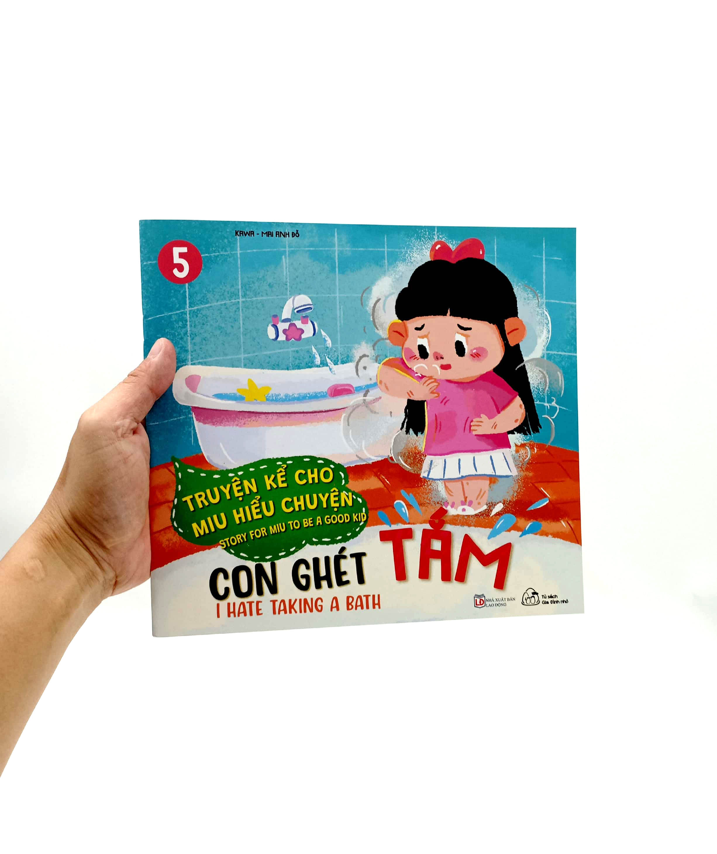 truyện kể cho miu hiểu chuyện - con ghét tắm (song ngữ việt-anh)