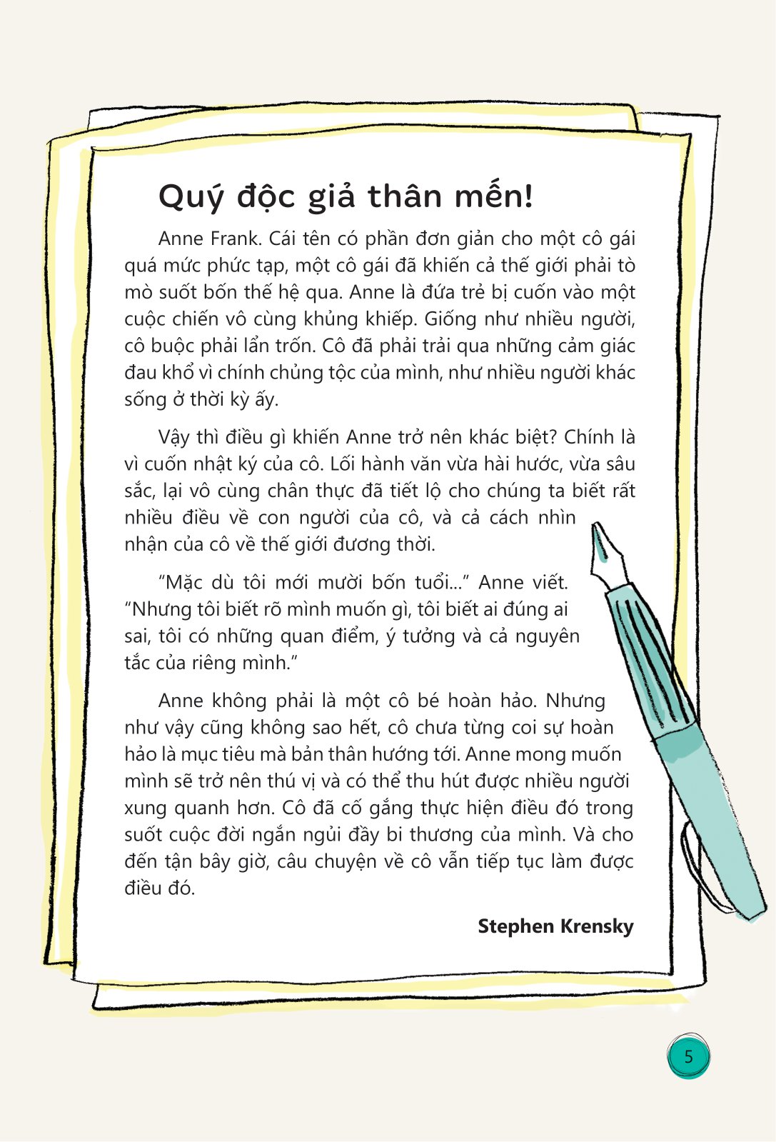 truyện kể danh nhân truyền cảm hứng - anne frank