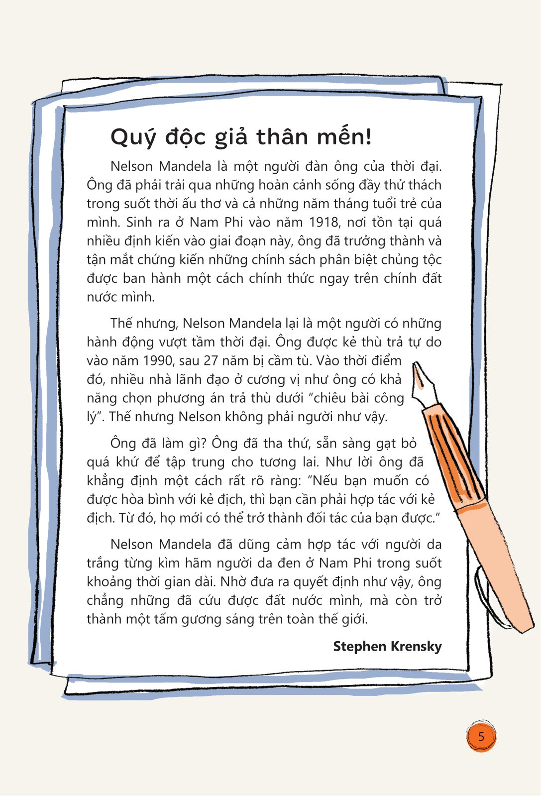 truyện kể danh nhân truyền cảm hứng - nelson mandela