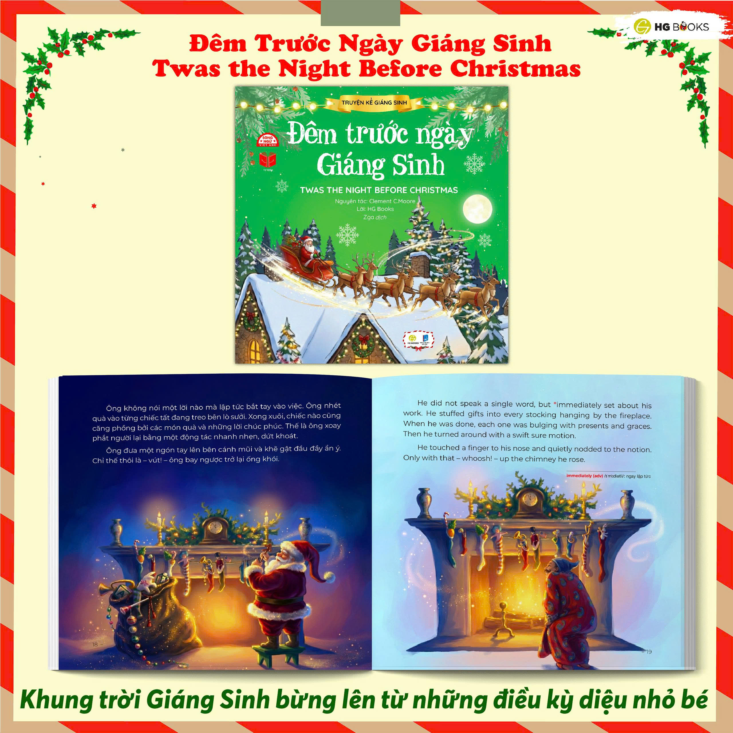 Truyện Kể Giáng Sinh - Đêm Trước Ngày Giáng Sinh - Twas The Night Before Christmas