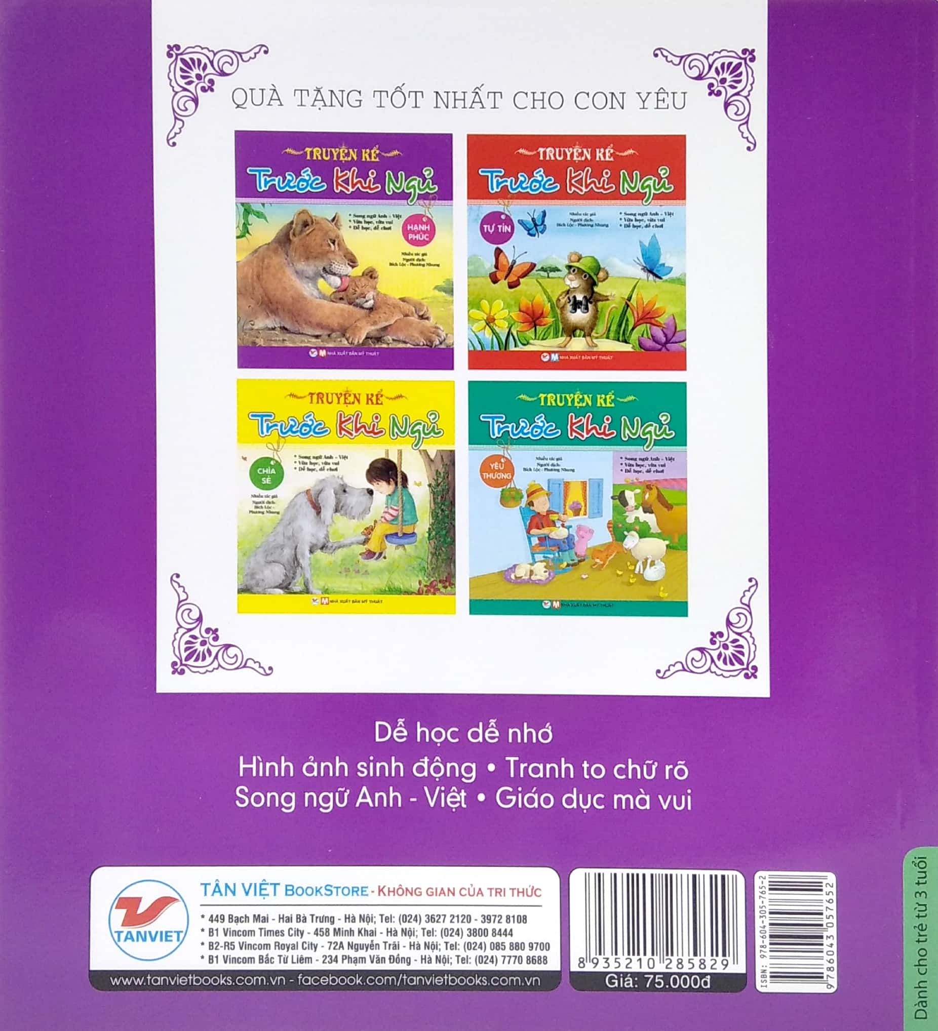 truyện kể trước khi ngủ - hạnh phúc (song ngữ anh - việt)