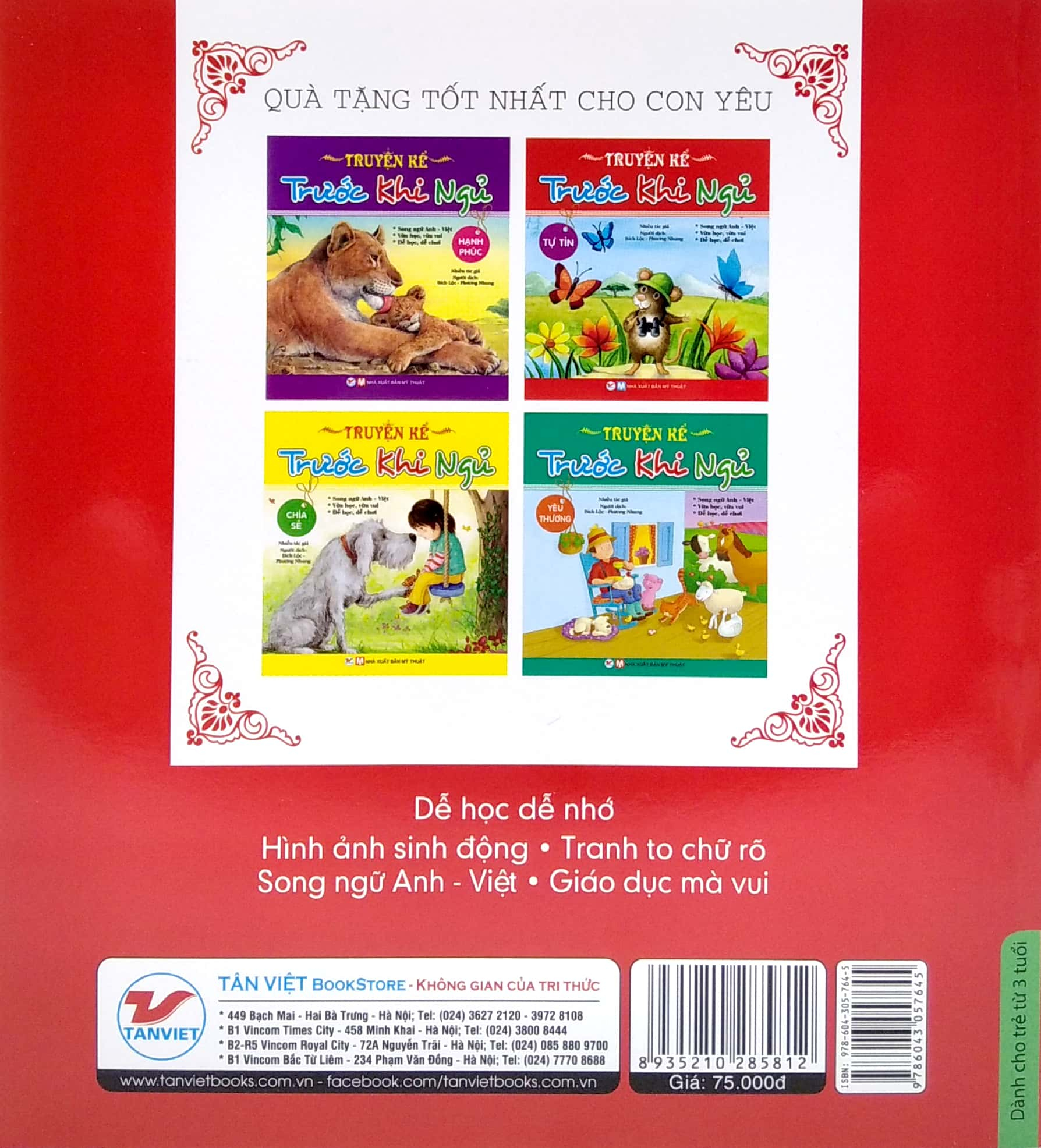 truyện kể trước khi ngủ - tự tin (song ngữ anh - việt)