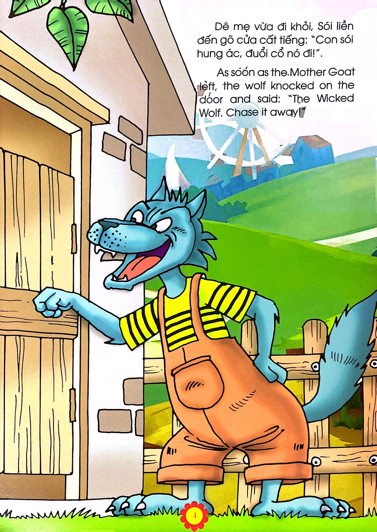 truyện kể tuổi thần tiên - song ngữ anh việt - dê con nhanh trí