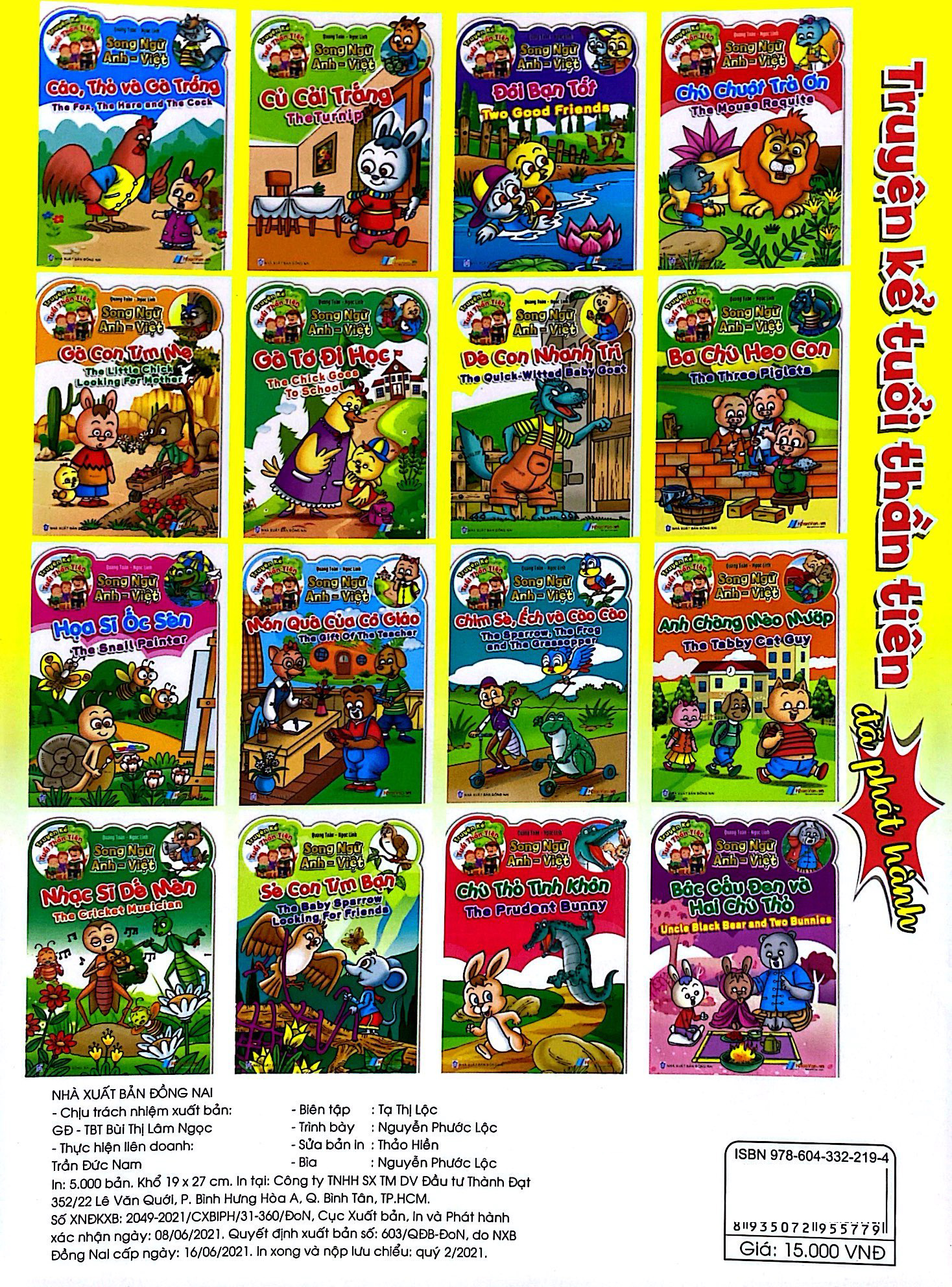 truyện kể tuổi thần tiên - song ngữ anh việt - dê con nhanh trí