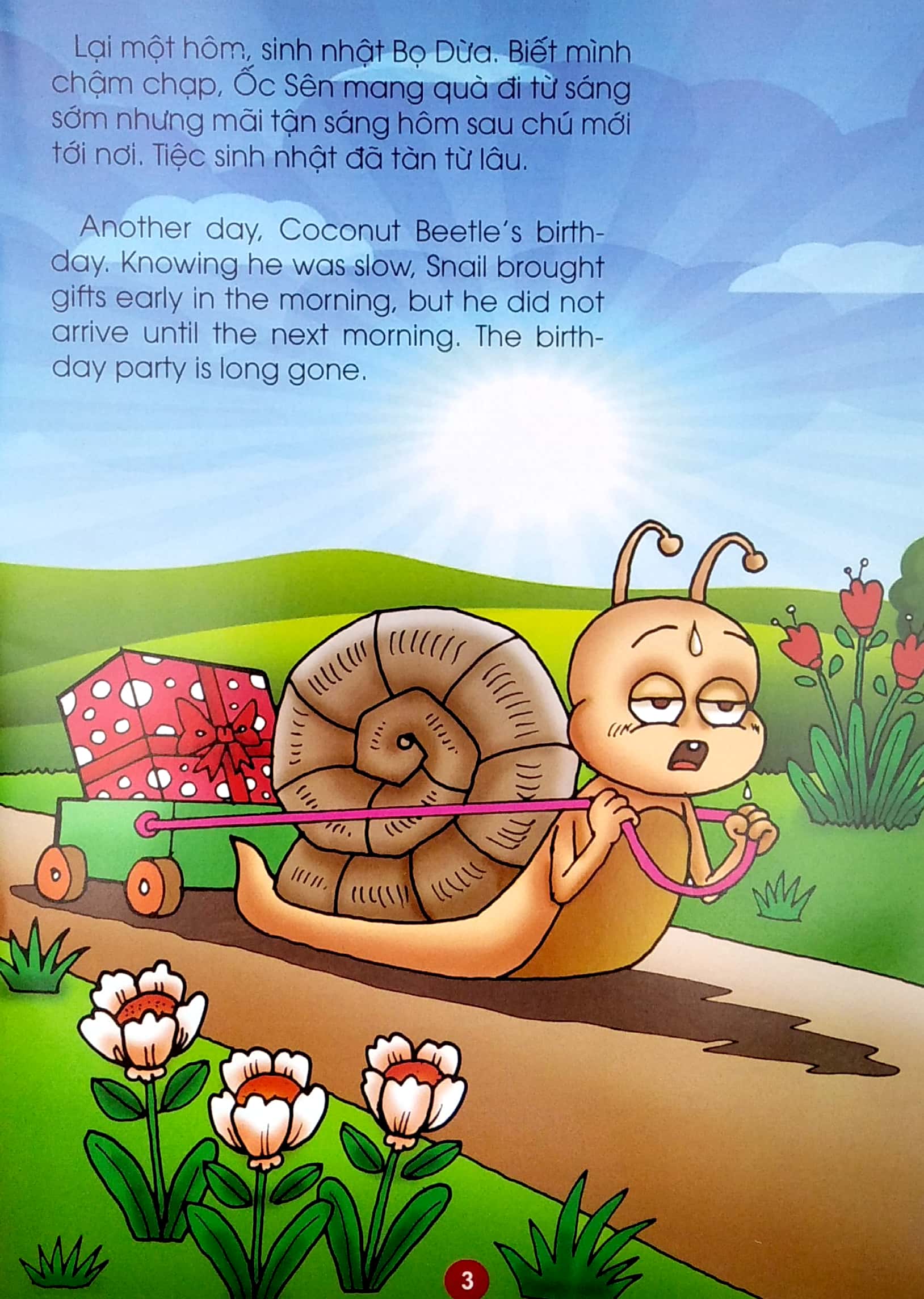 truyện kể tuổi thần tiên - song ngữ anh việt - hoạ sĩ ốc sên