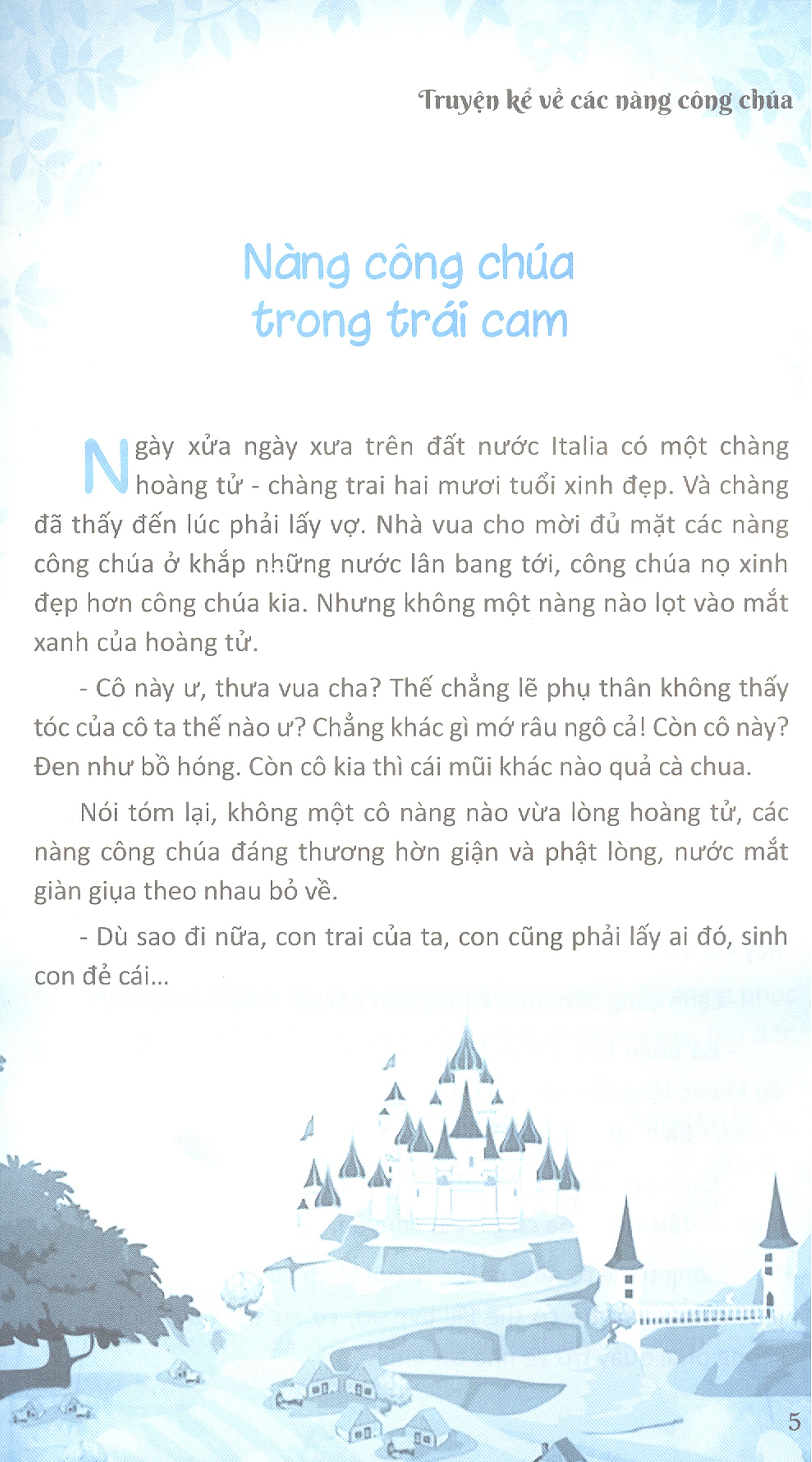 truyện kể về các nàng công chúa