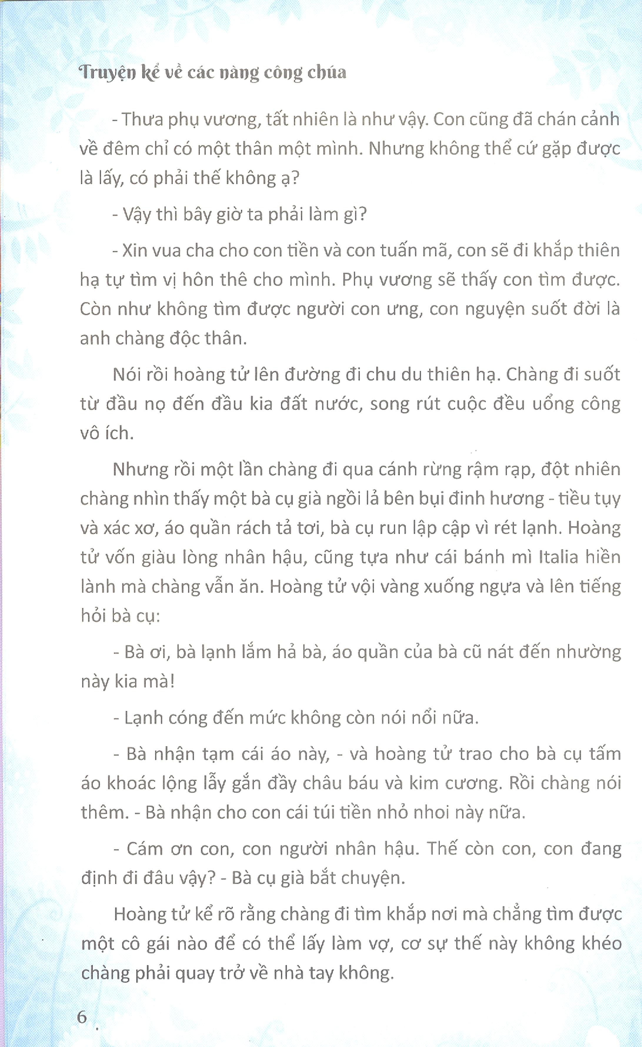 truyện kể về các nàng công chúa