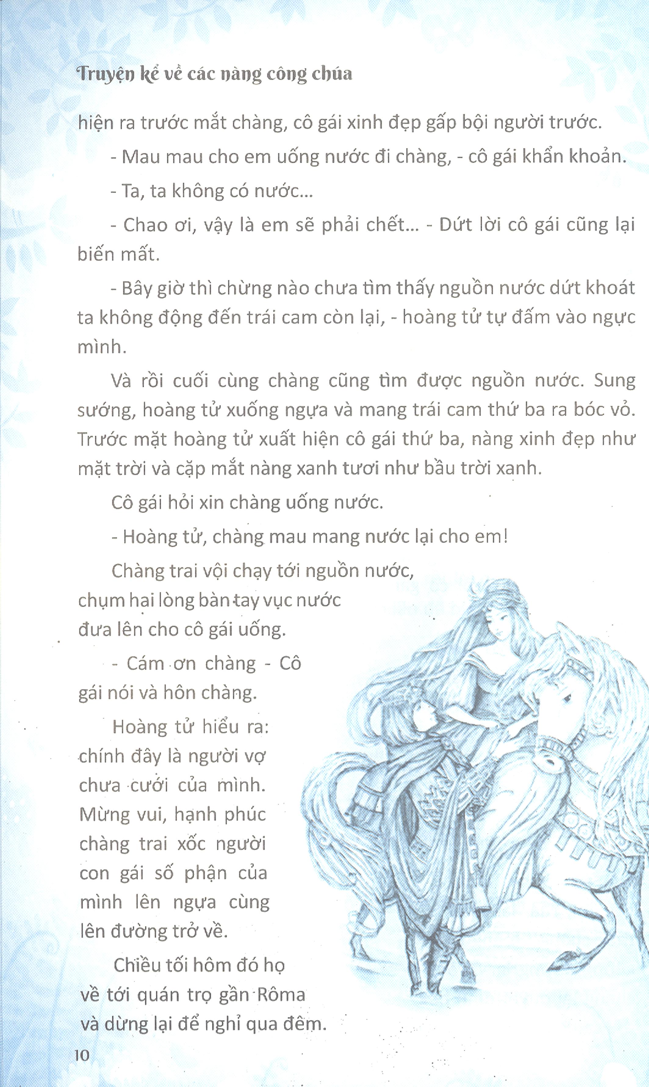 truyện kể về các nàng công chúa