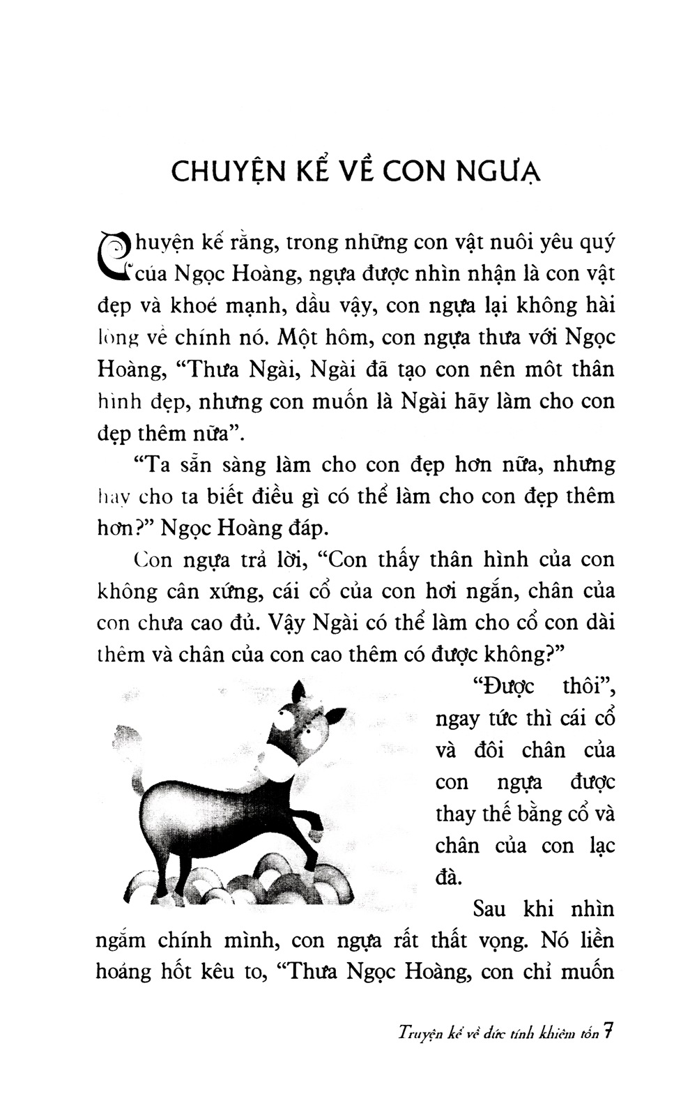 truyện kể về đức tính khiêm tốn