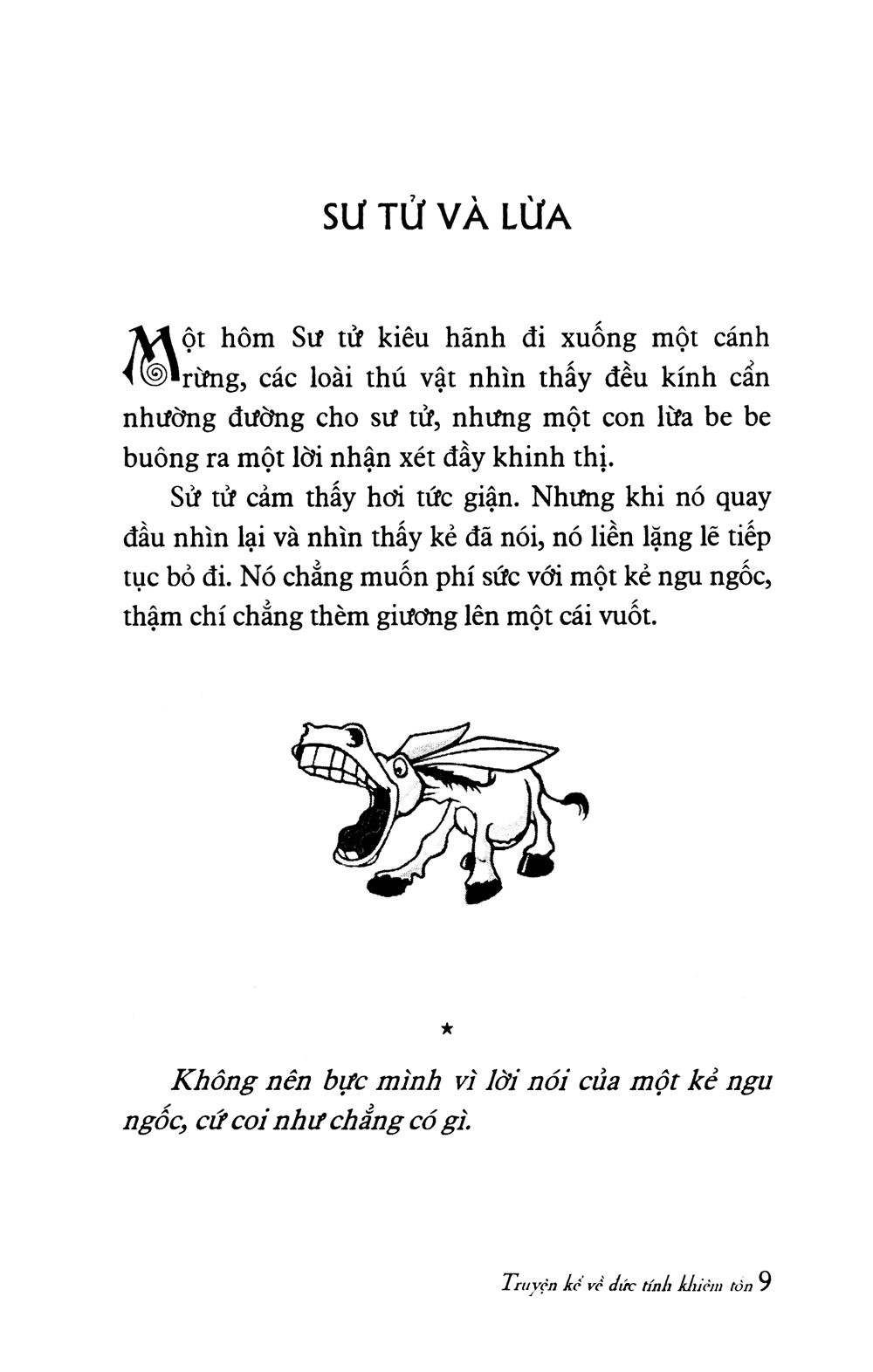 truyện kể về đức tính khiêm tốn