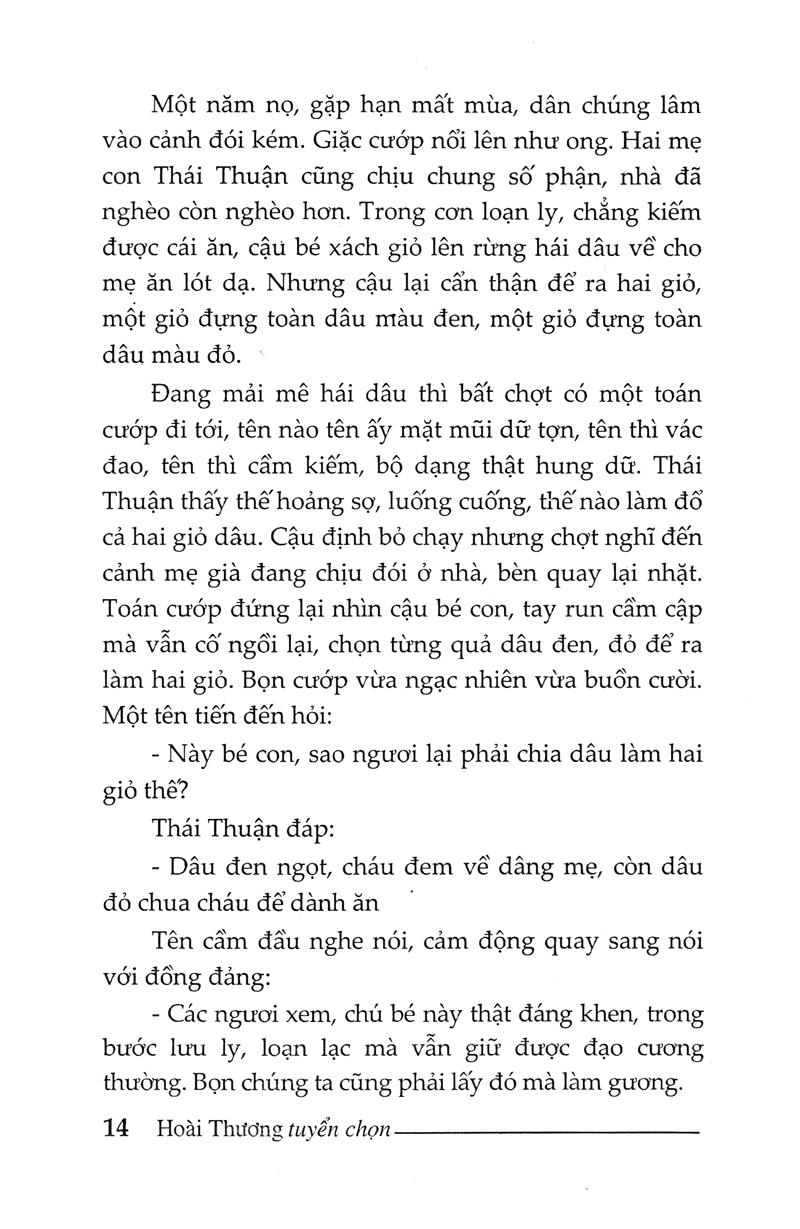 truyện kể về gương hiếu thảo