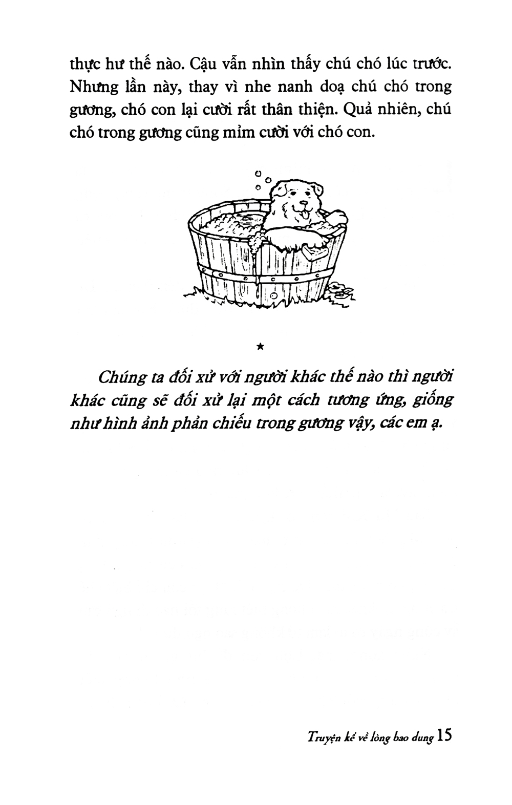truyện kể về lòng bao dung