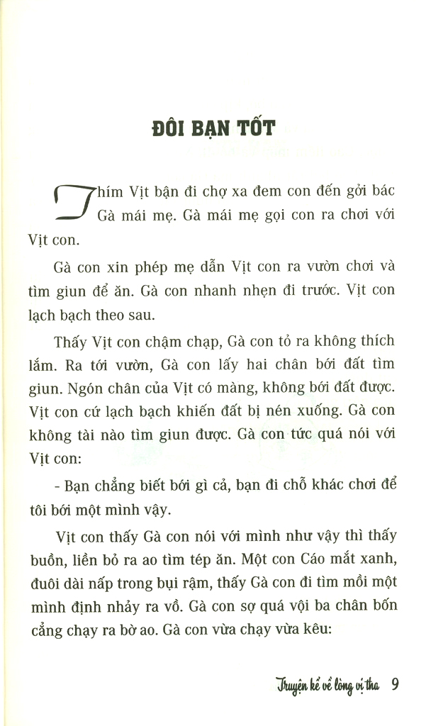 truyện kể về lòng vị tha (tái bản)