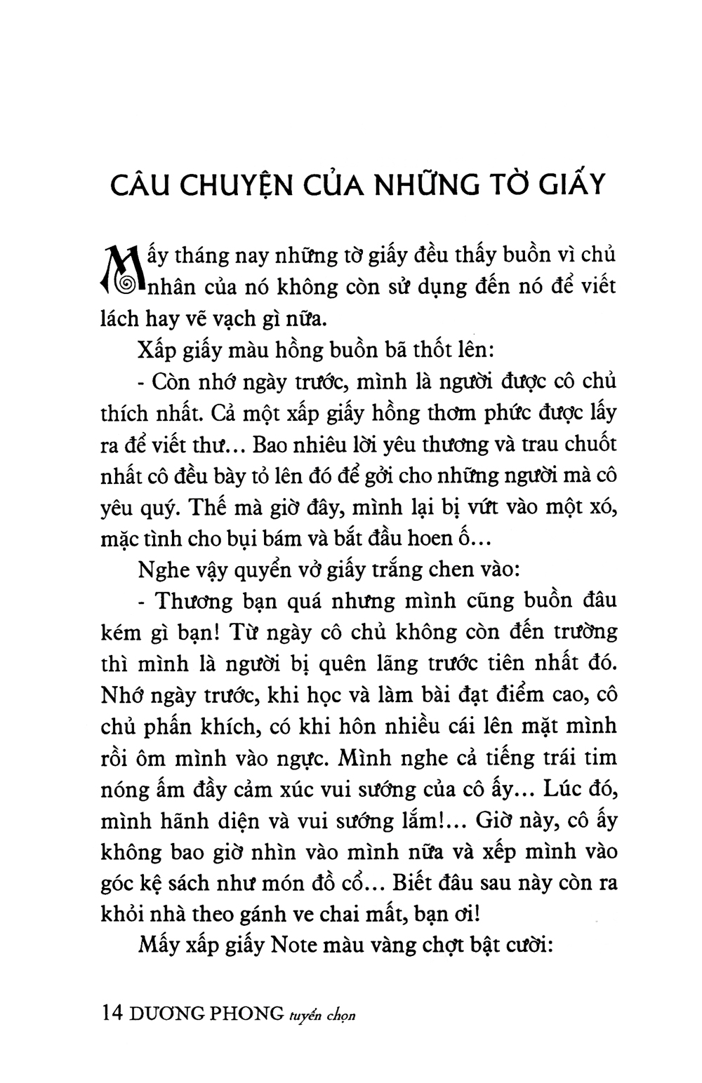 truyện kể về tinh thần lạc quan