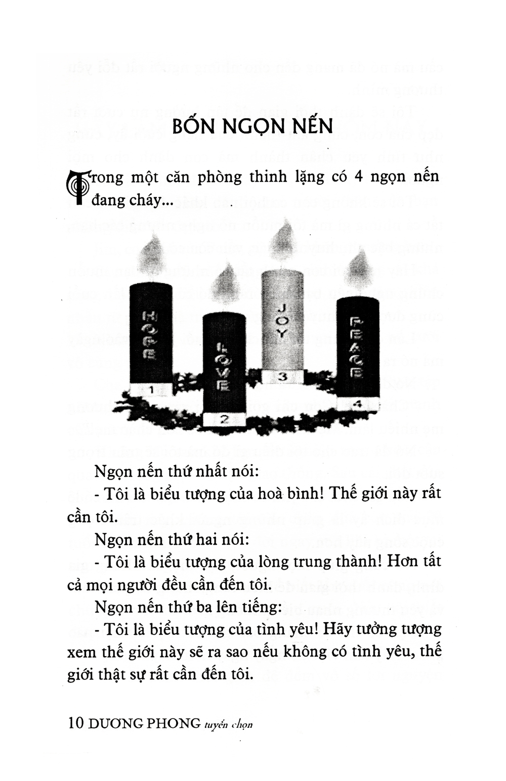 truyện kể về tinh thần lạc quan