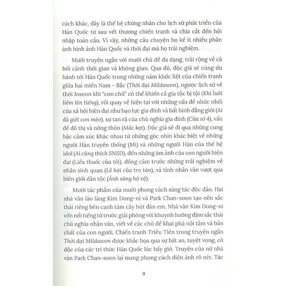 truyện ngắn đương đại hàn quốc - tập 2