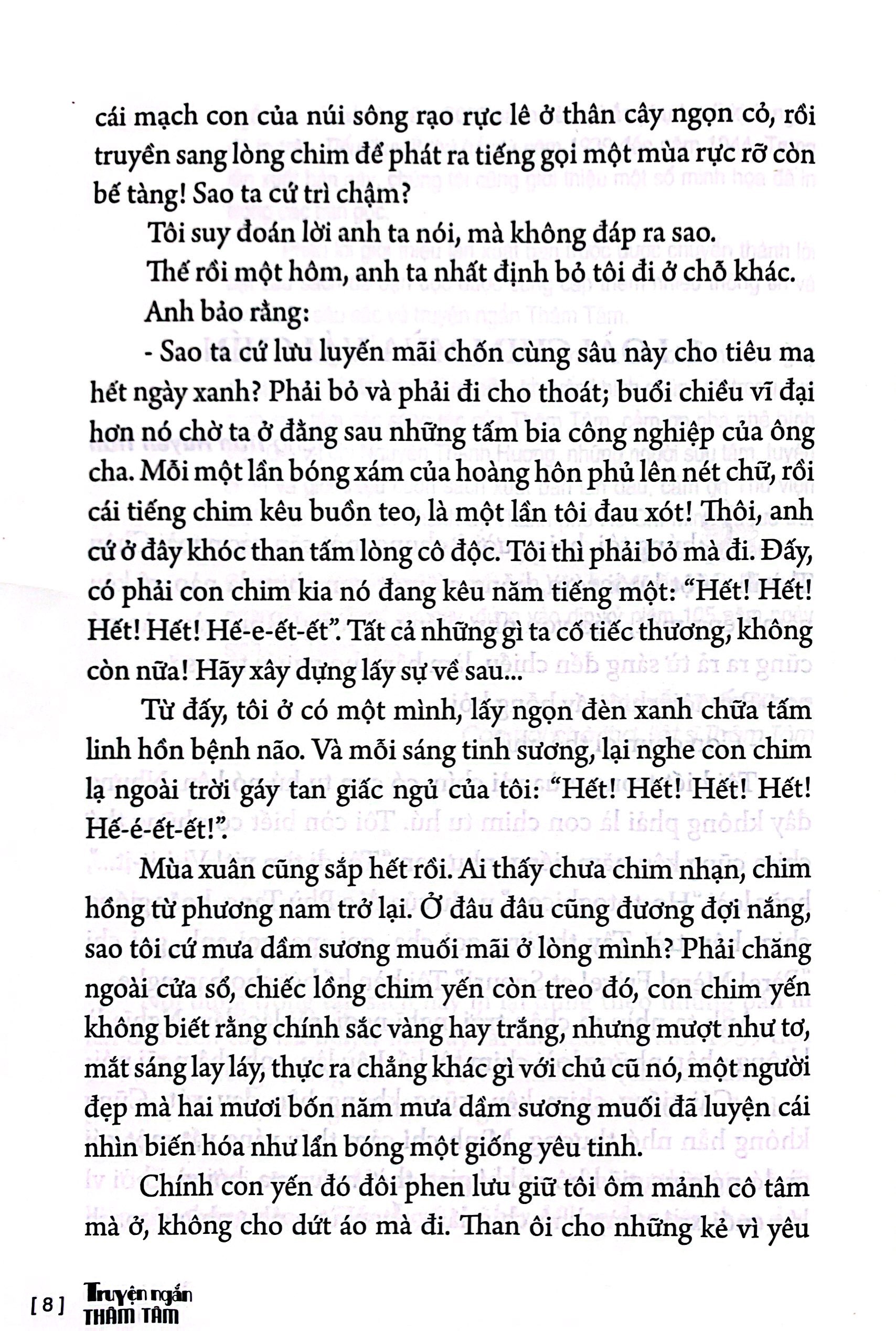 truyện ngắn thâm tâm