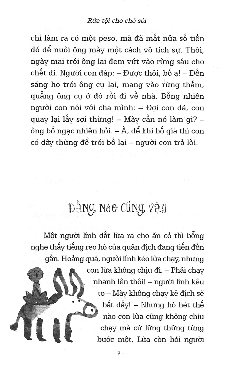 truyện ngụ ngôn thế giới chọn lọc - rửa tội cho chó sói