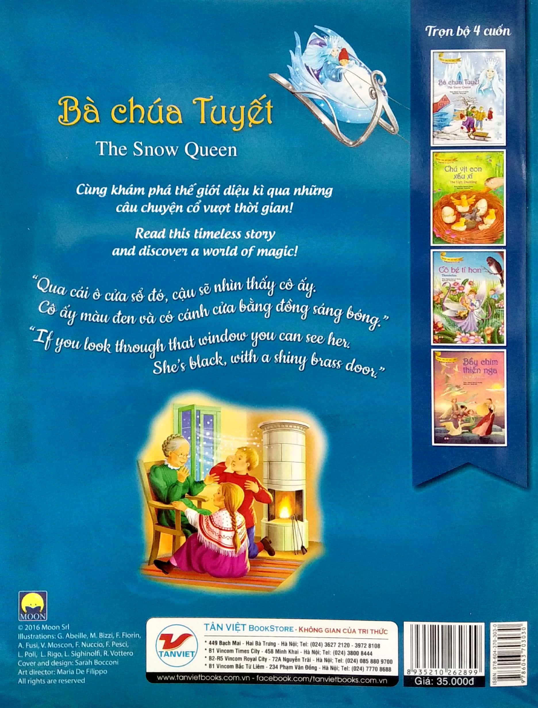 truyện song ngữ anh - việt: bà chúa tuyết