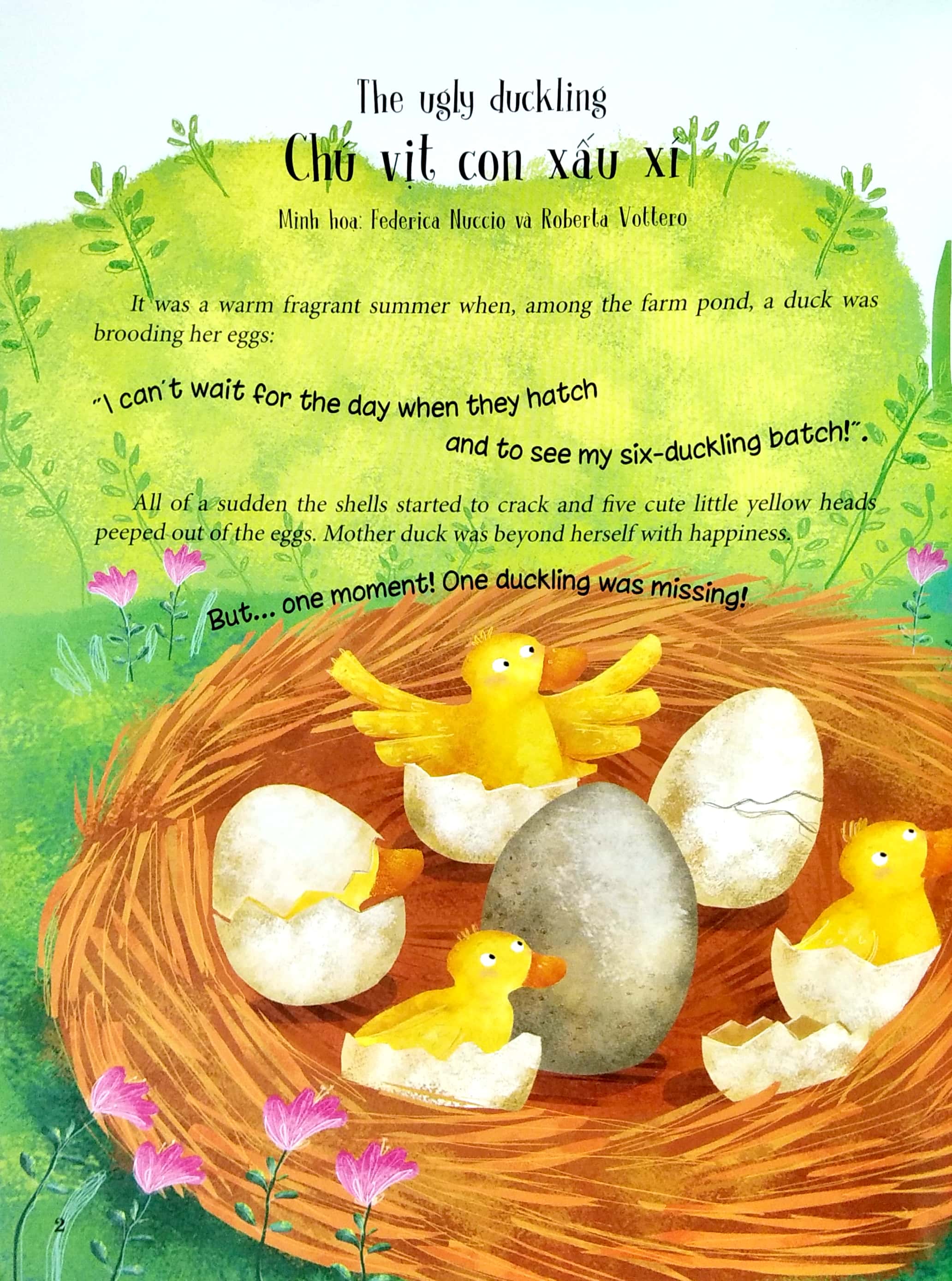 truyện song ngữ anh - việt: chú vịt con xấu xí