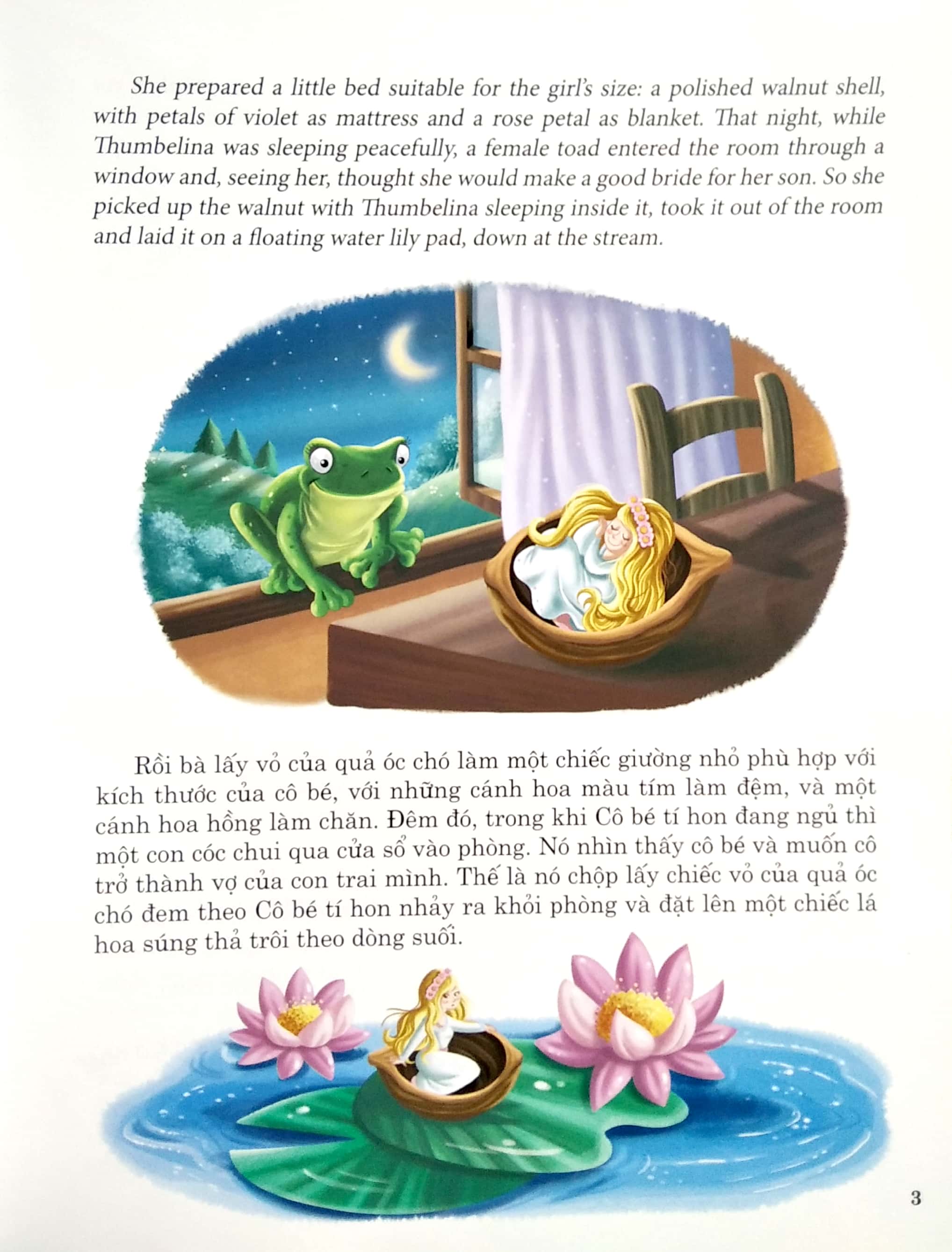 truyện song ngữ anh - việt: cô bé tí hon