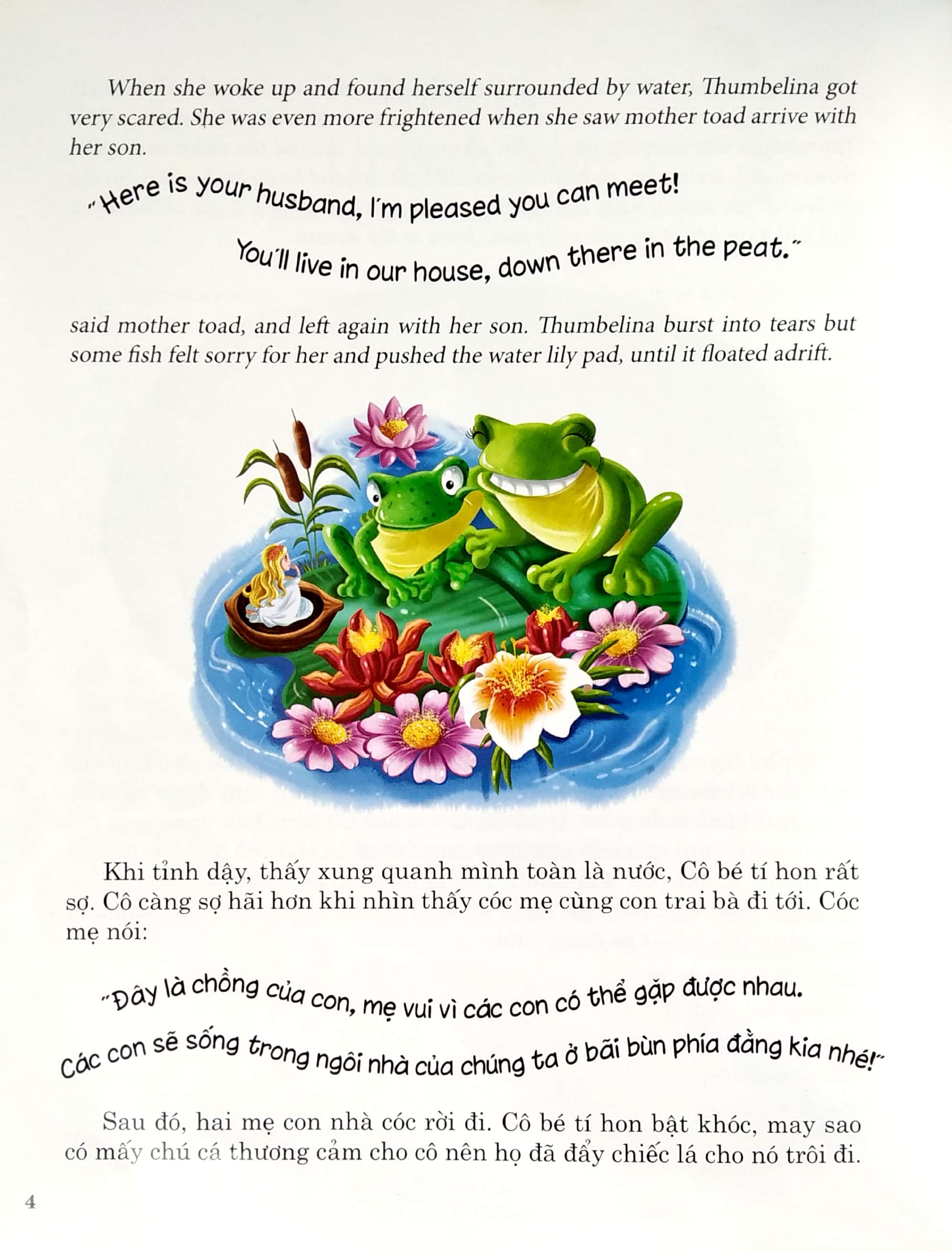 truyện song ngữ anh - việt: cô bé tí hon