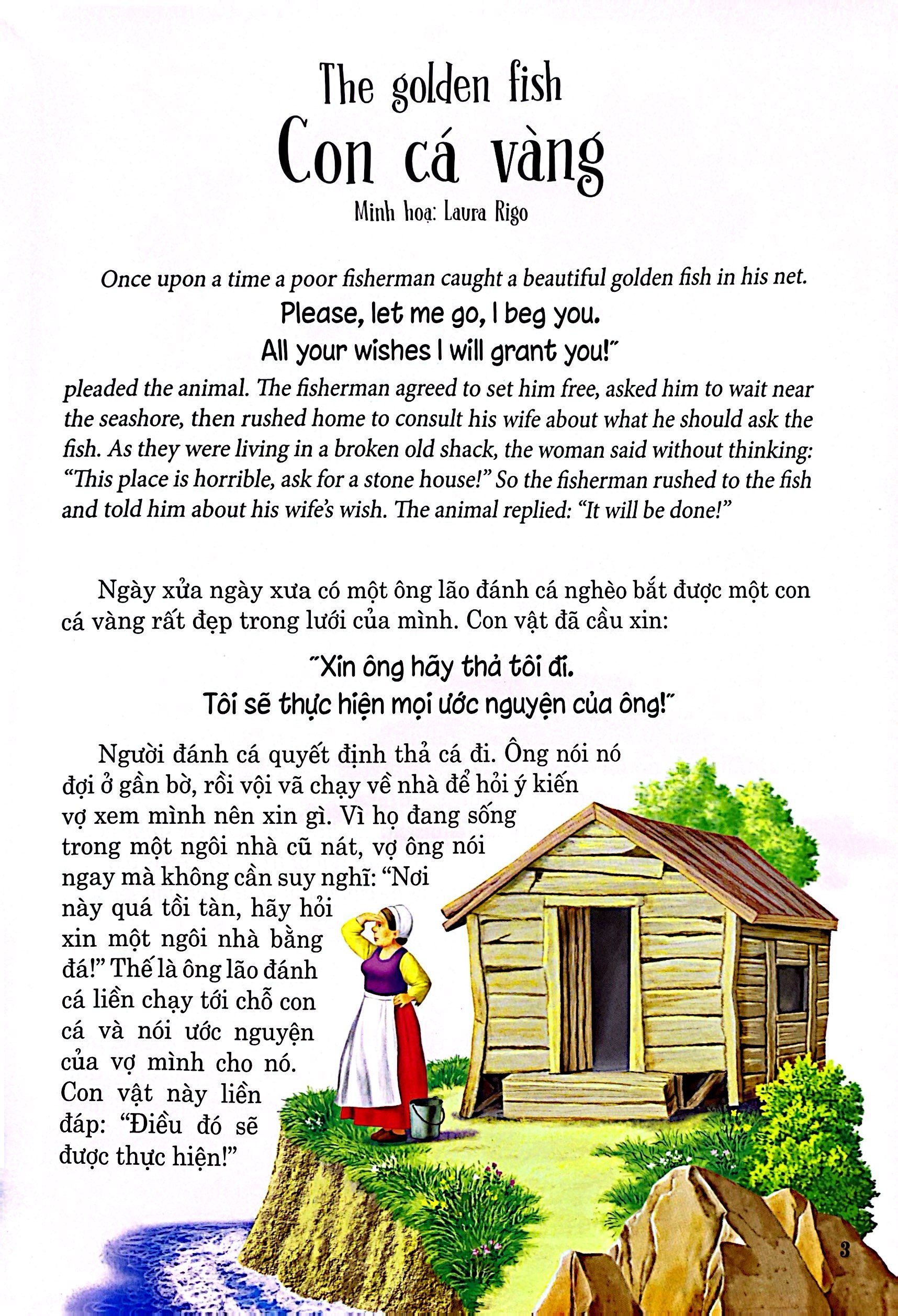 truyện song ngữ anh - việt: con cá vàng