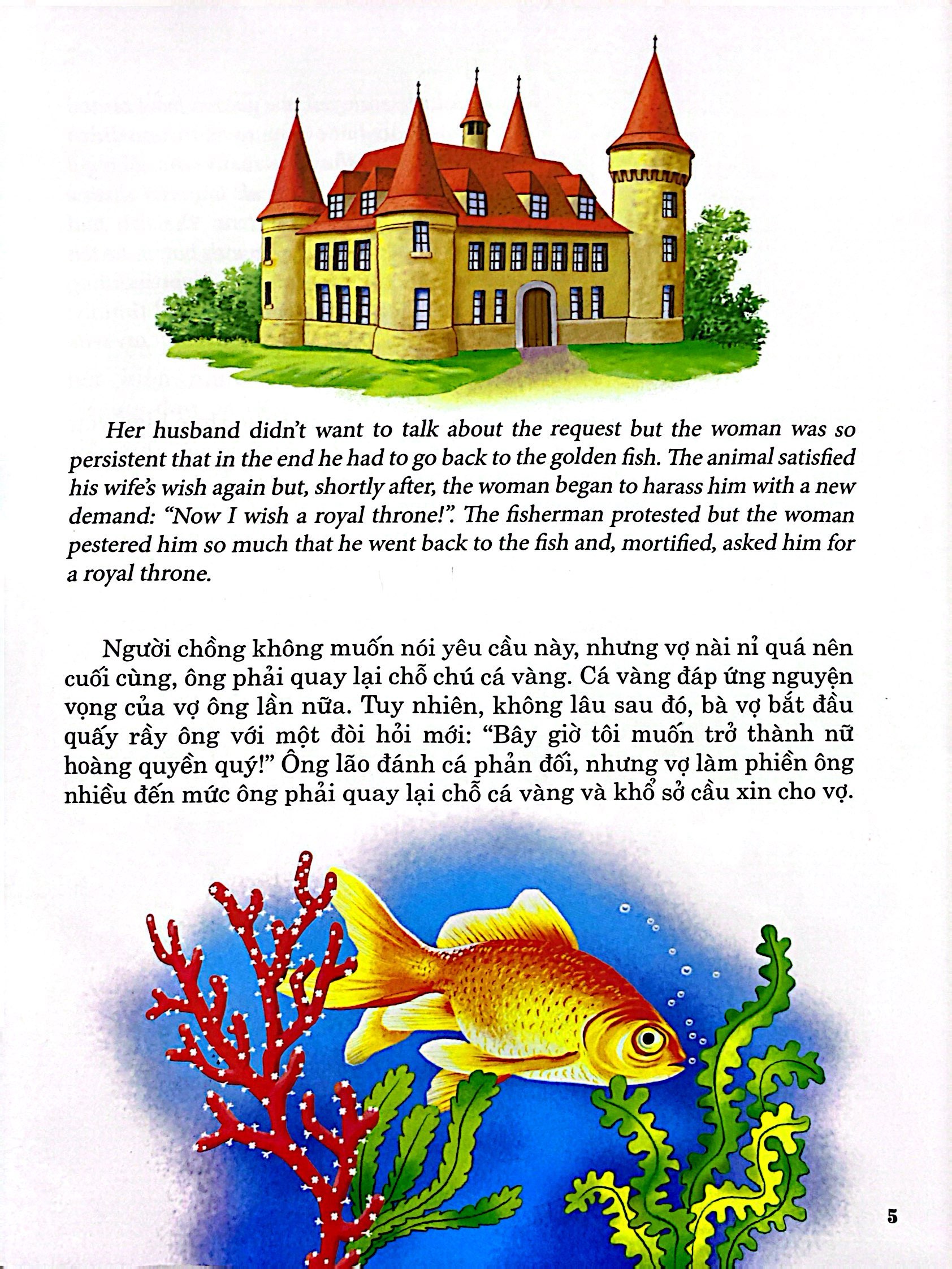 truyện song ngữ anh - việt: con cá vàng