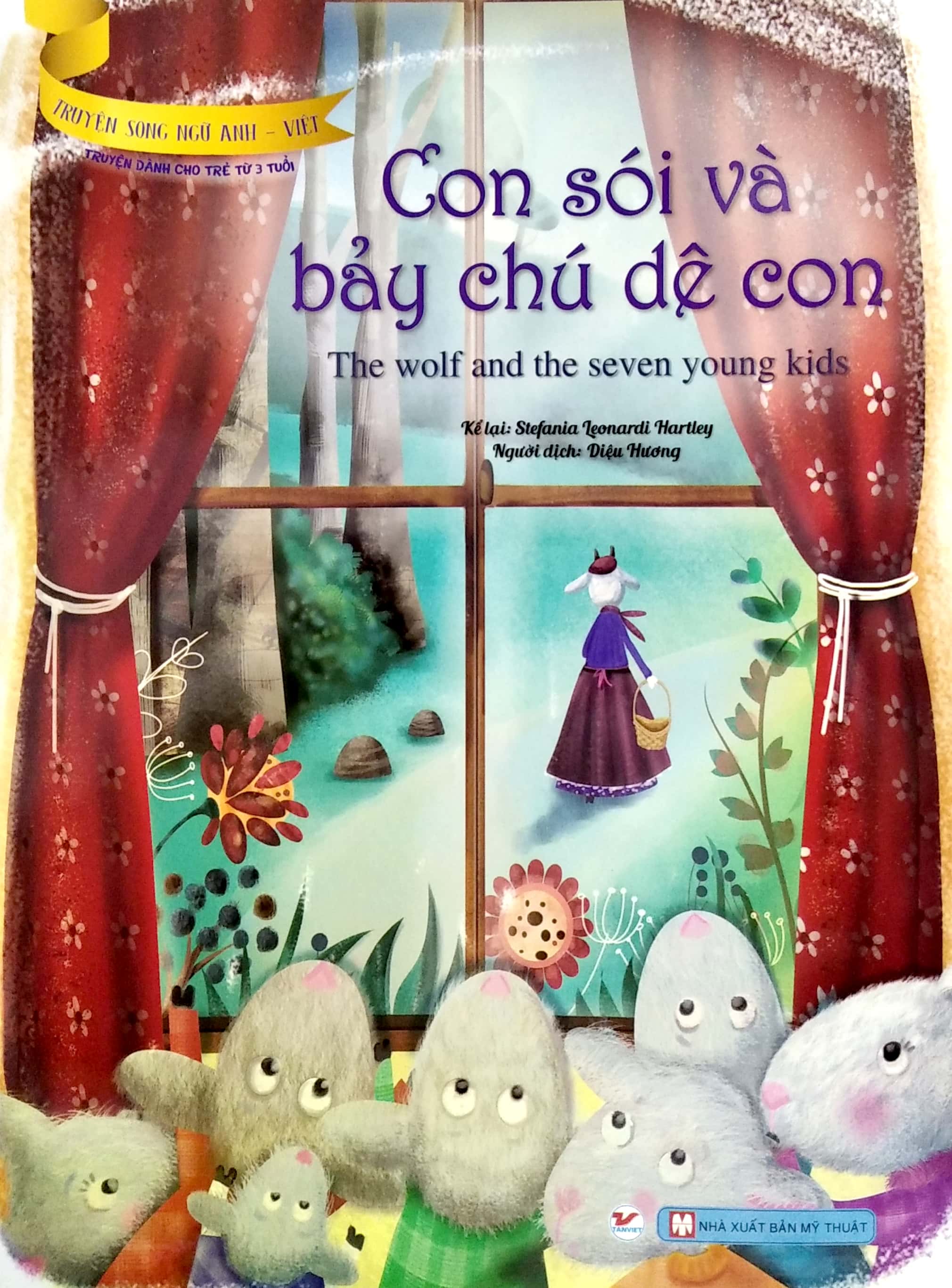 truyện song ngữ anh - việt: con sói và bảy chú dê con