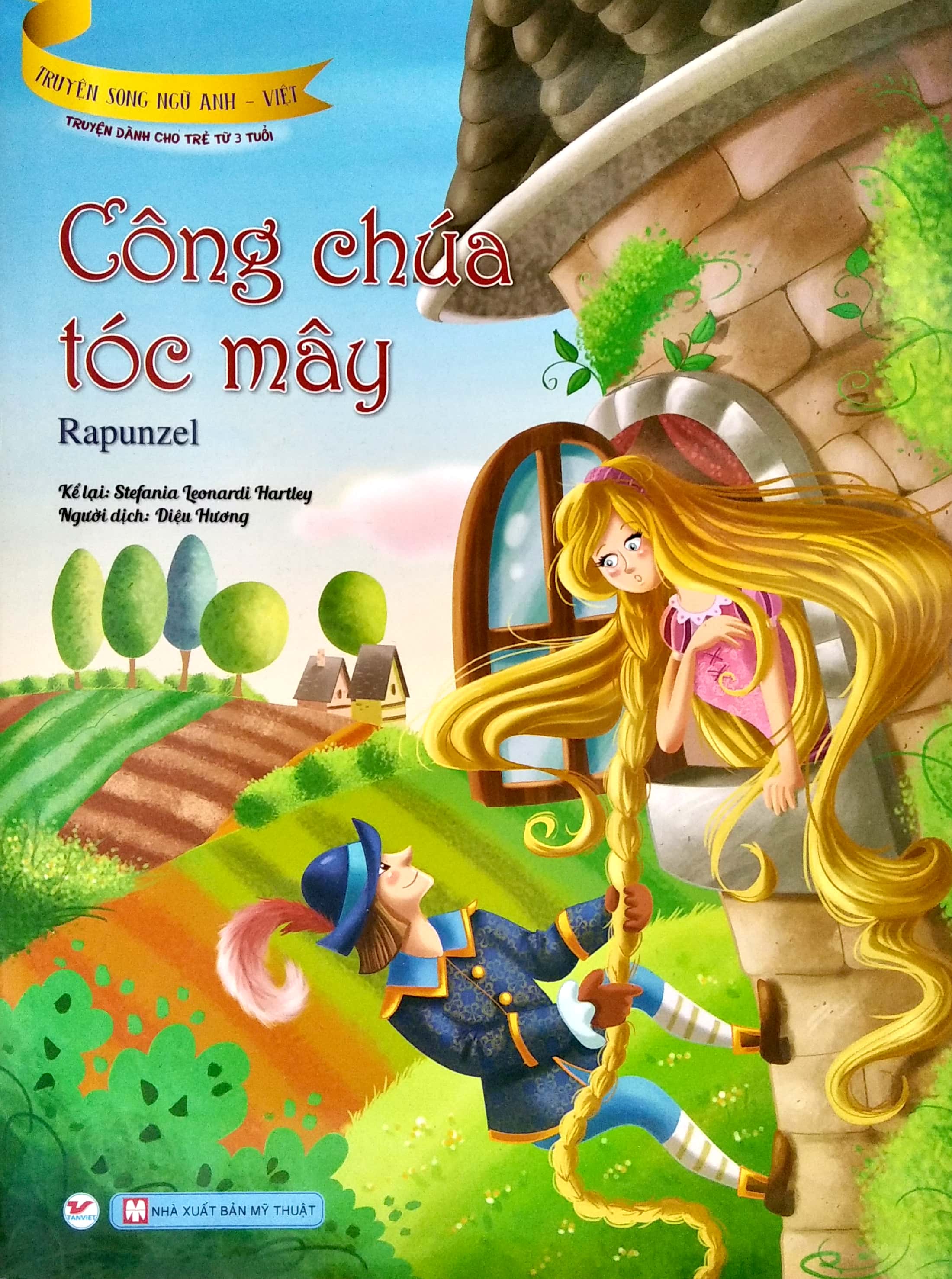 truyện song ngữ anh - việt: công chúa tóc mây