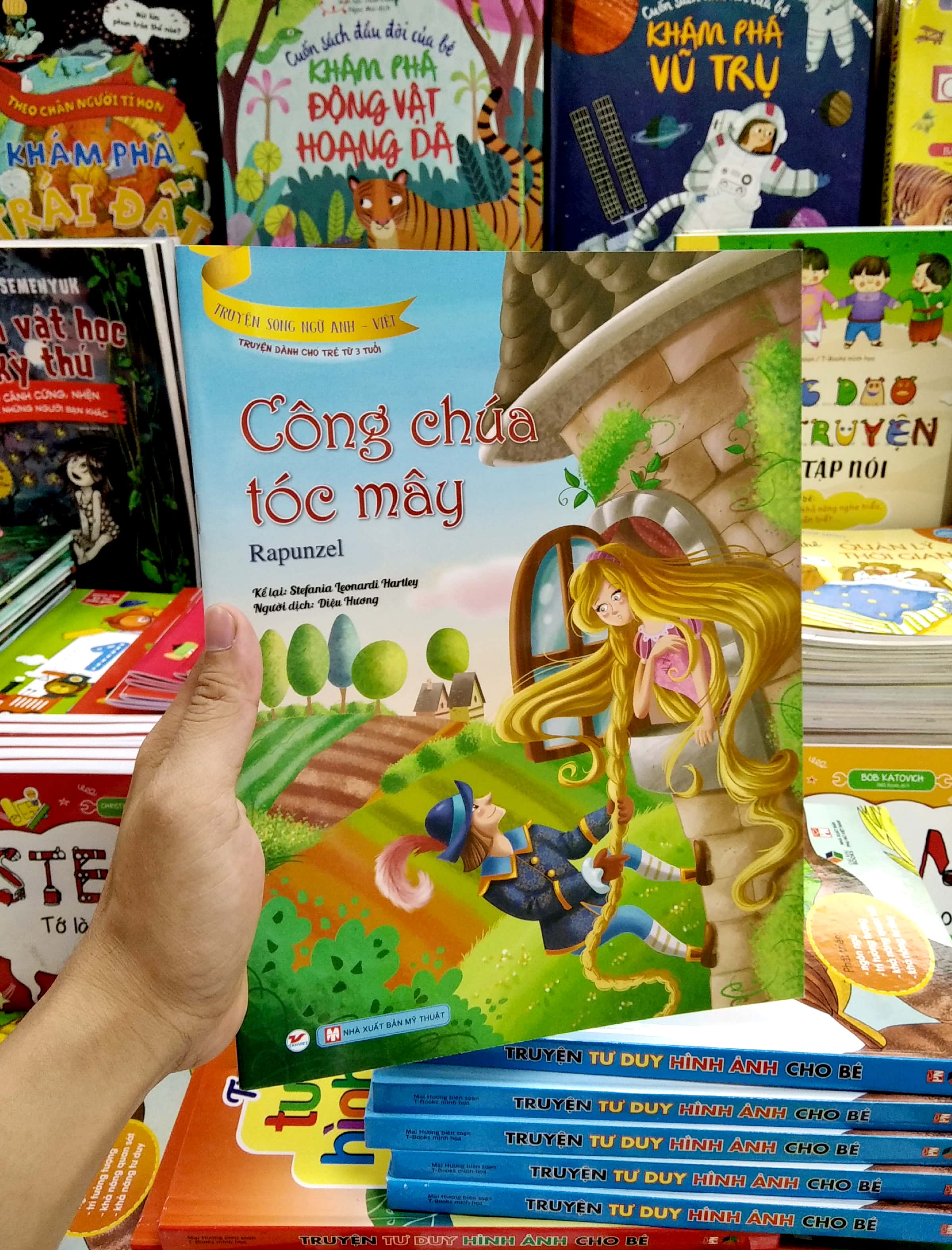 truyện song ngữ anh - việt: công chúa tóc mây